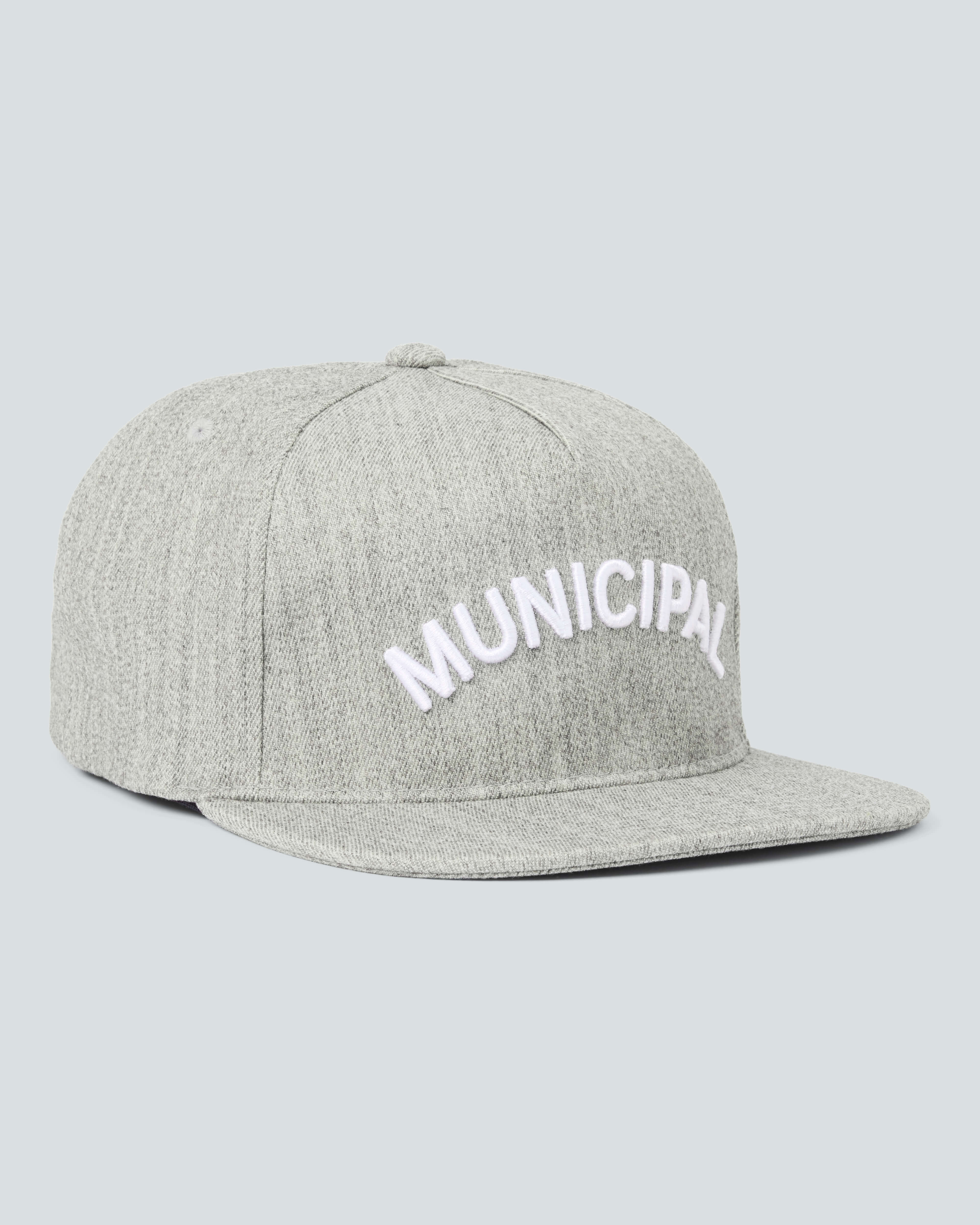 M. OG Hat |Athletic Gray Heather| heather gray municipal hat facing right