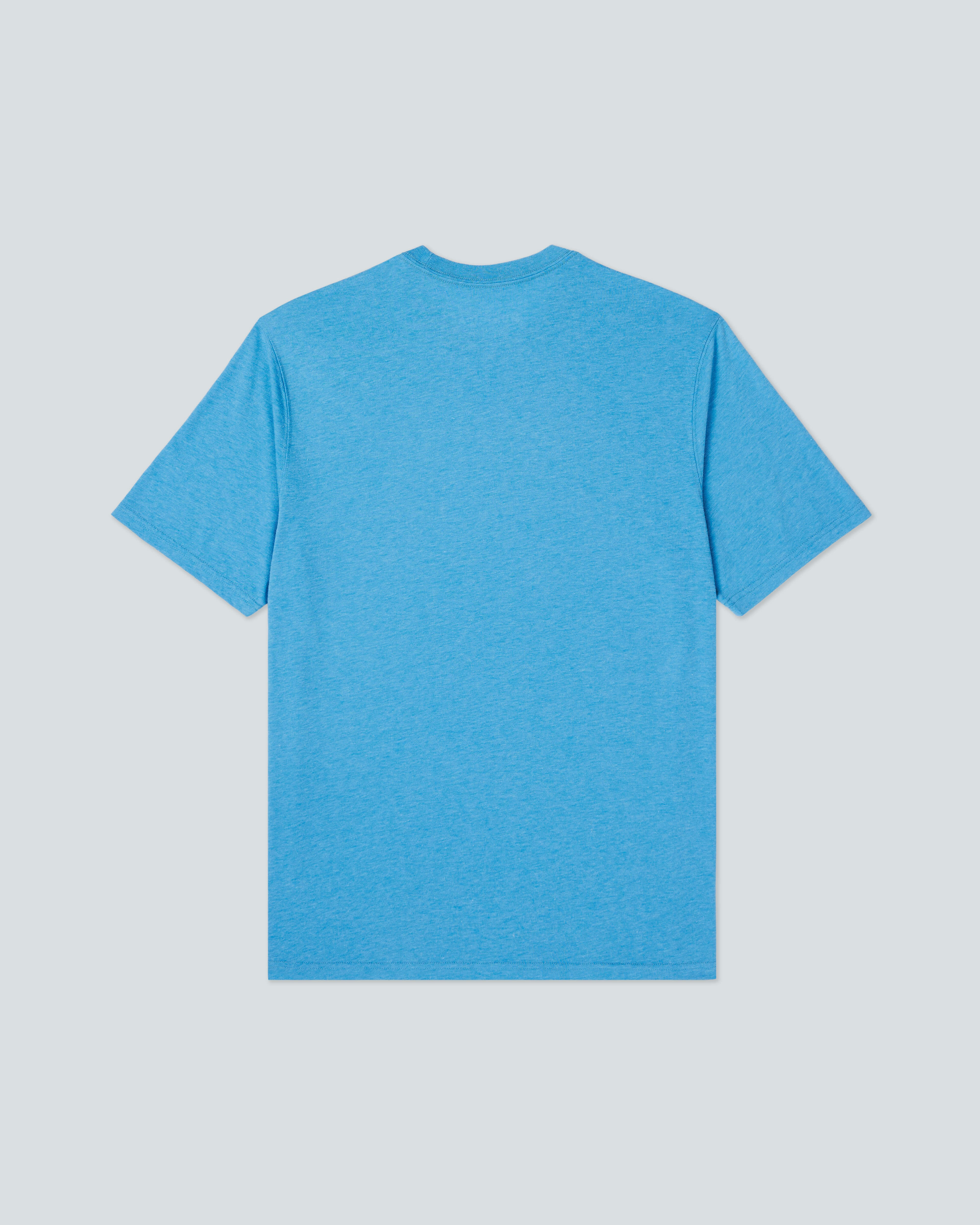 M. OG T-Shirt |Blue Jay Heather| flat back