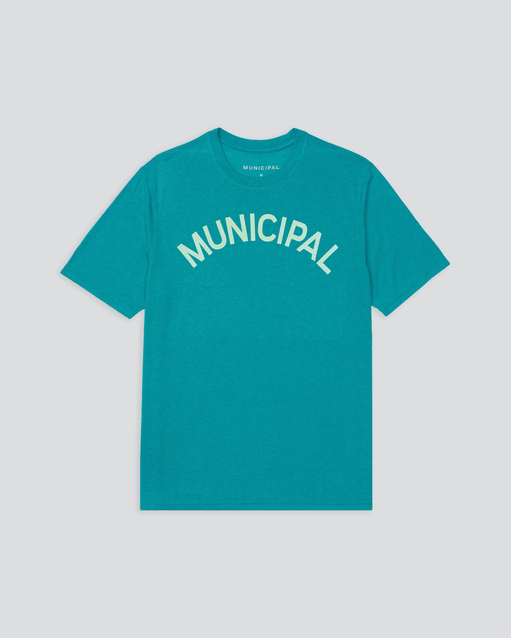 M. OG T-Shirt |Harbor Heather| flat front