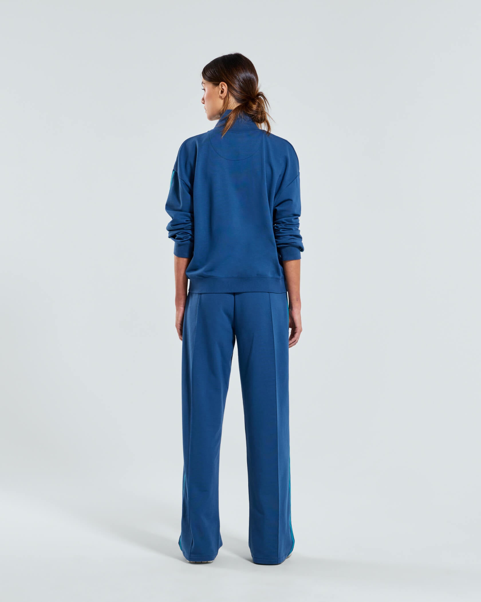 Metro Full Zip Track Jacket |Blue Wing| back