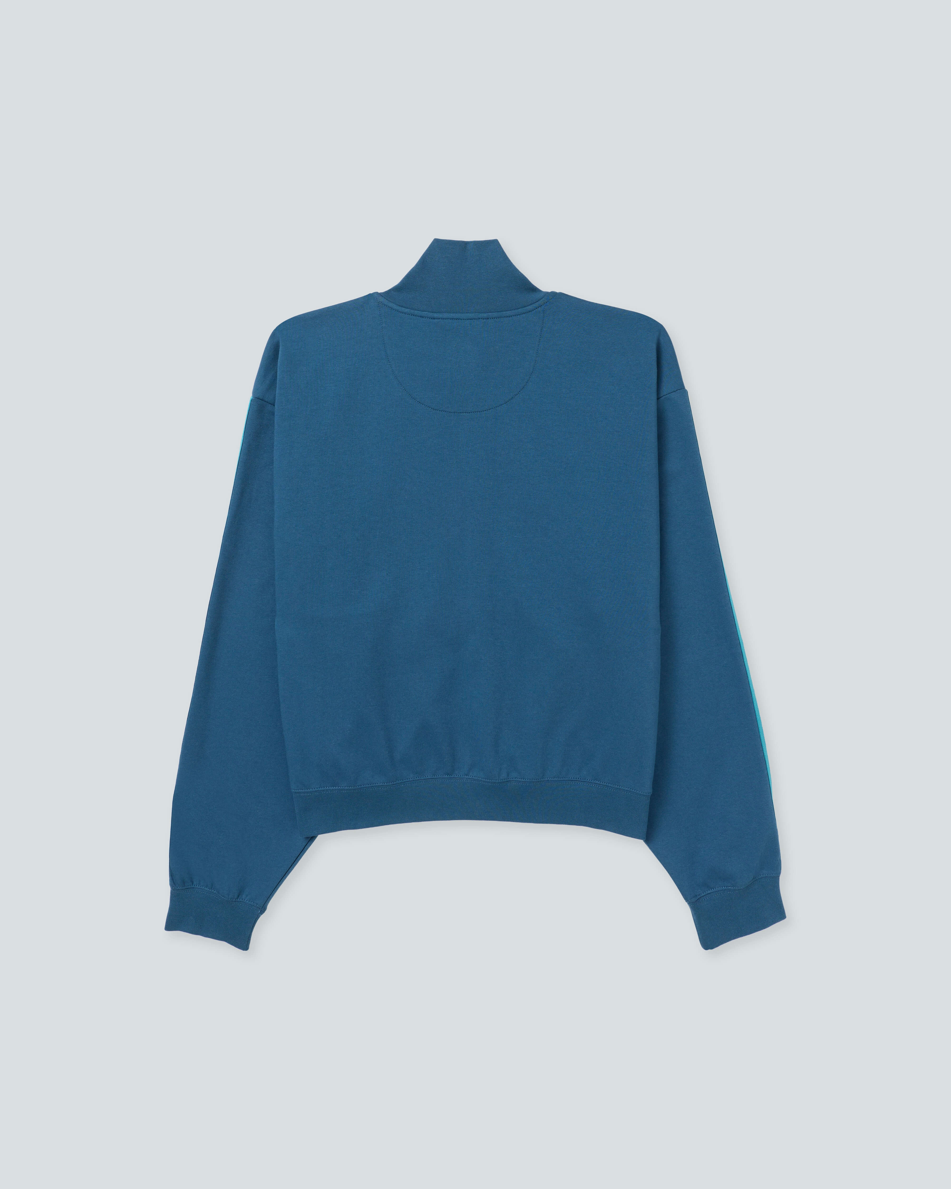 Metro Full Zip Track Jacket |Blue Wing| flat back 