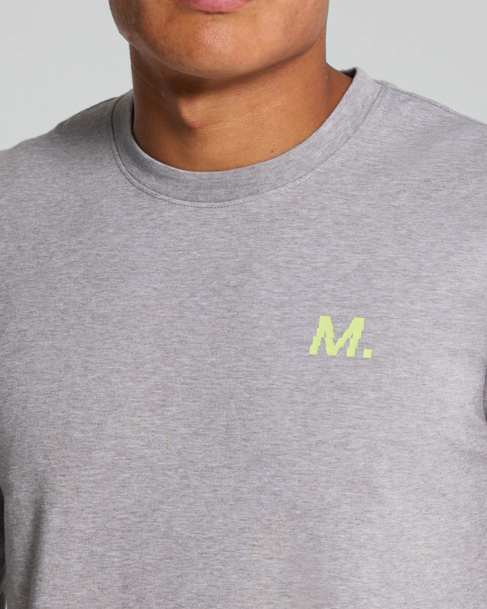 Motivated LS T-Shirt |Athletic Gray Heather| logo