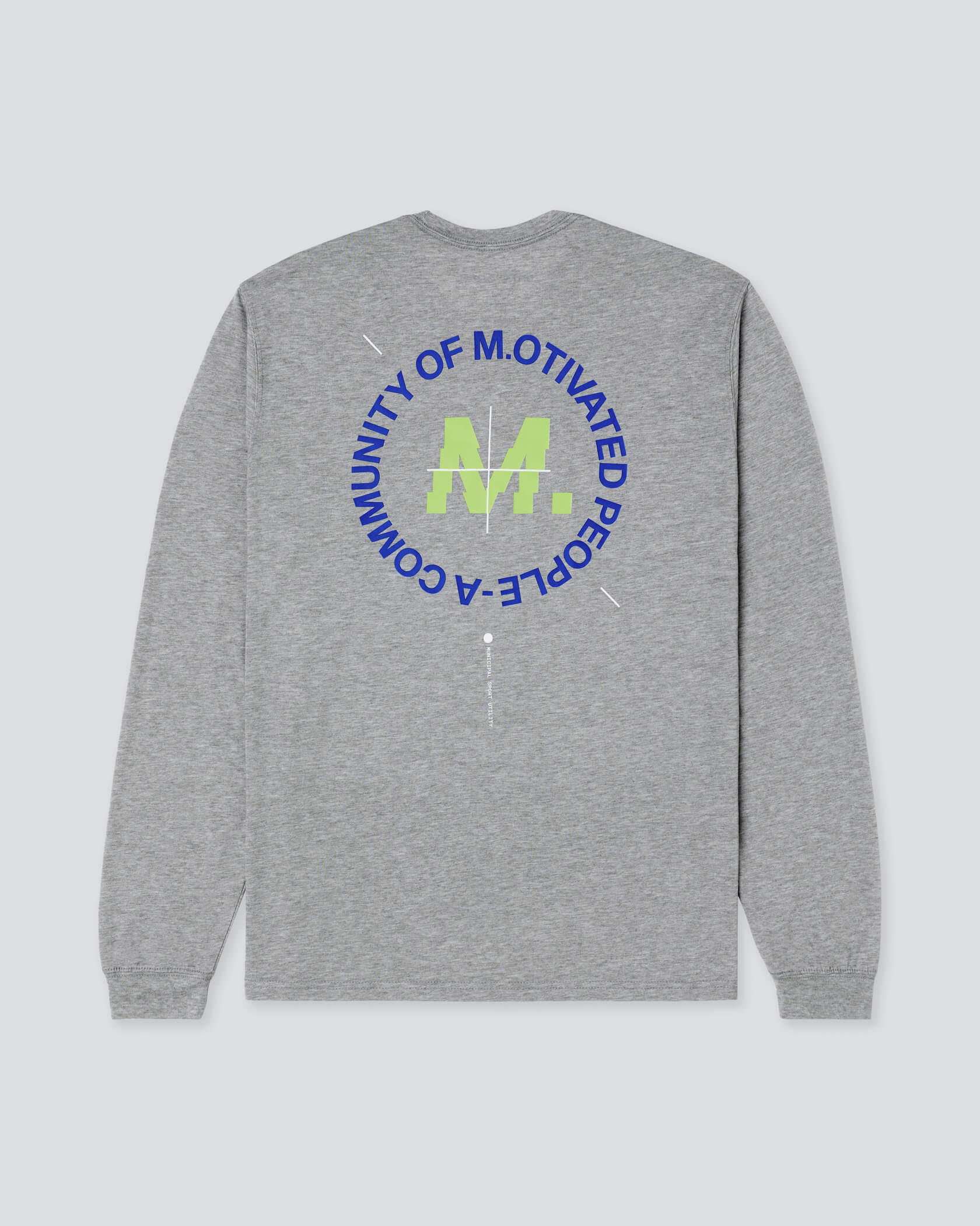Motivated LS T-Shirt |Athletic Gray Heather| flat