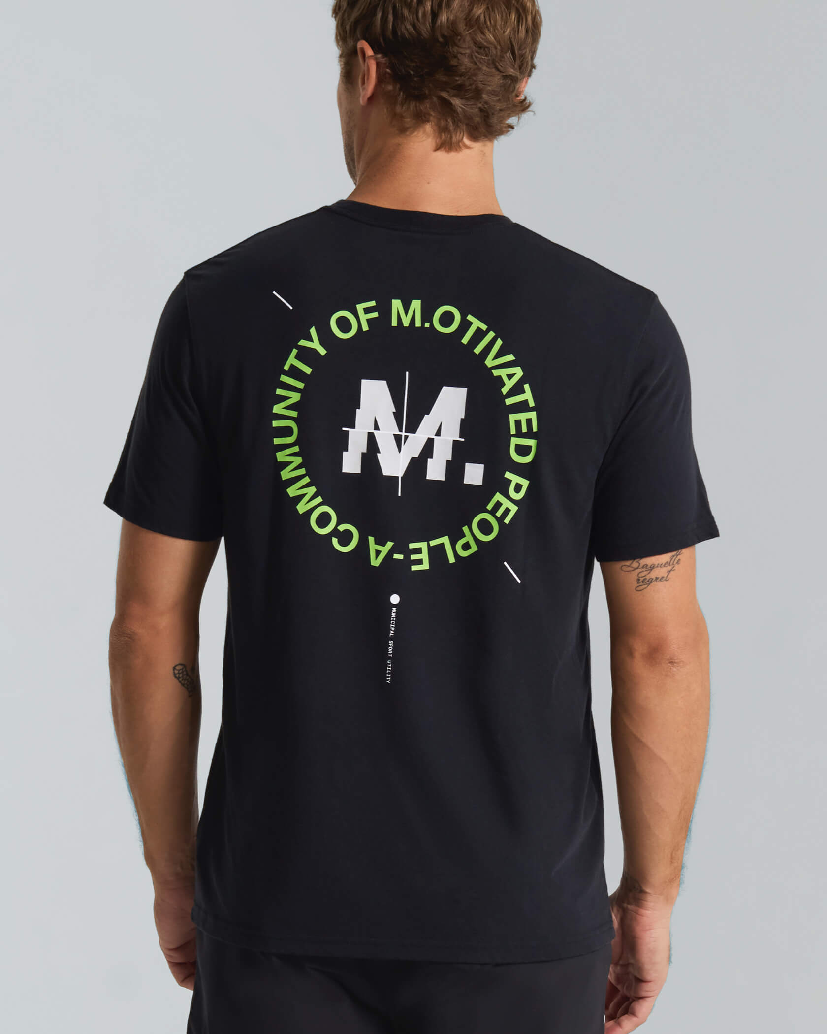 Motivated T-Shirt |Black| back