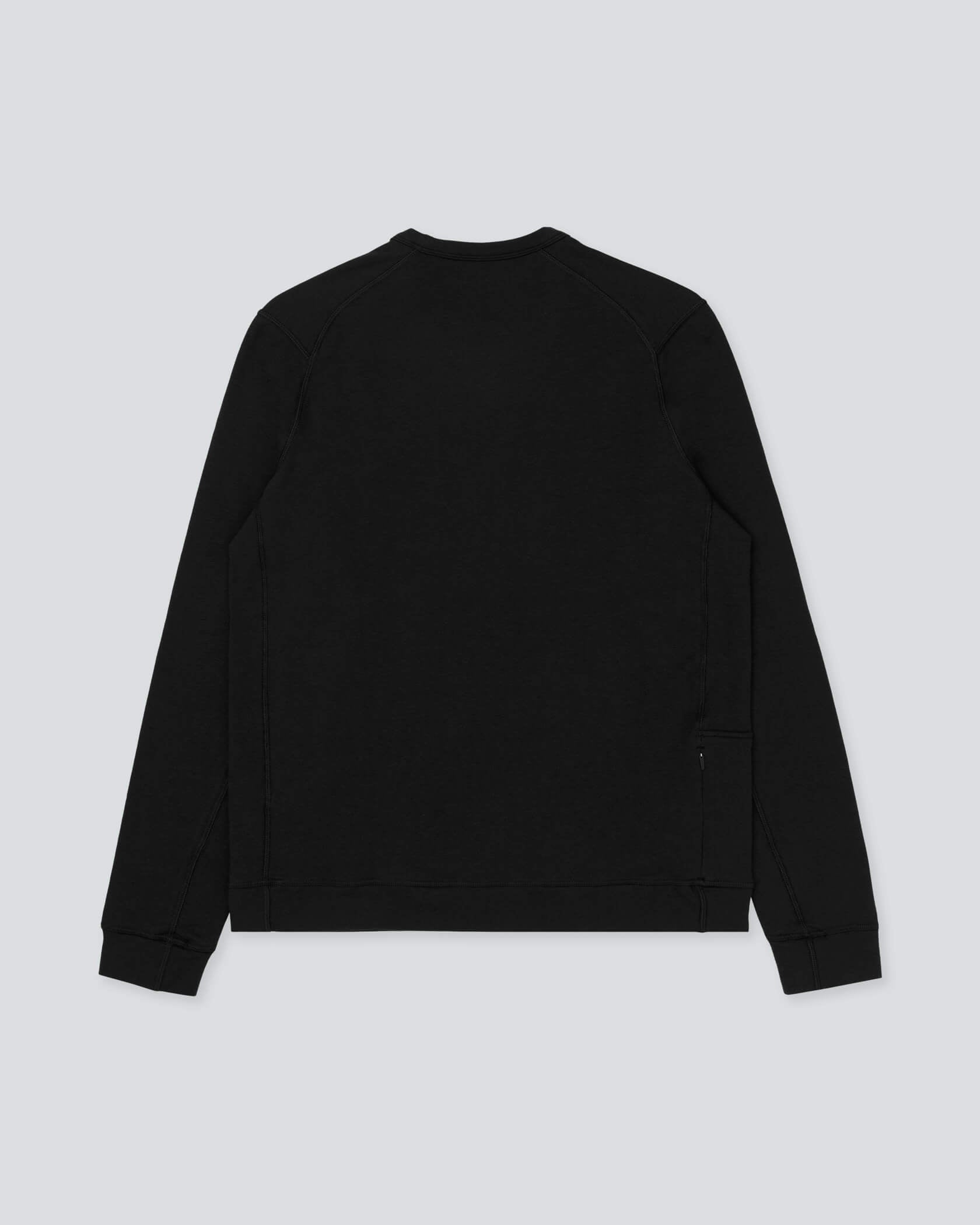 New Town Stretch Crew |Black| flat