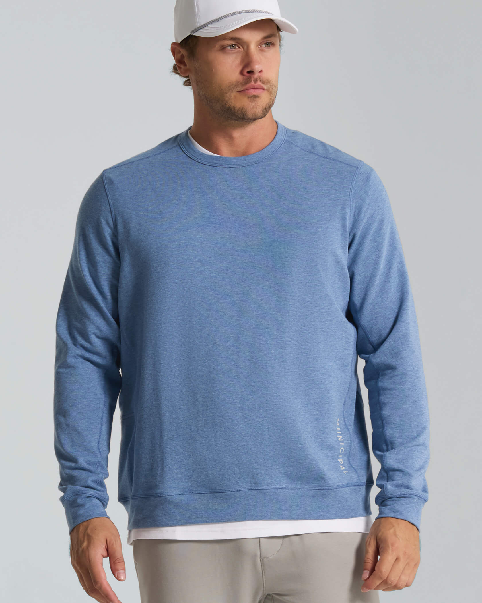 New Town Stretch Crew |Horizon Heather| front