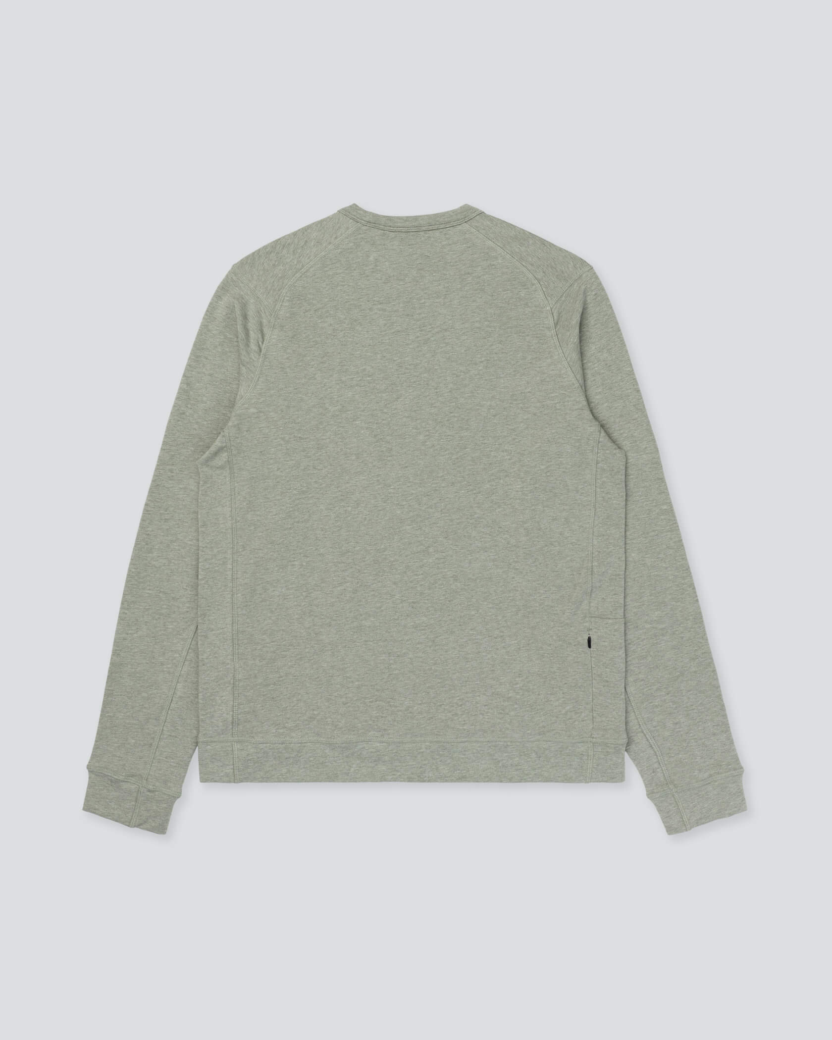 Newtown Stretch Crew |Seagrass Heather| flat