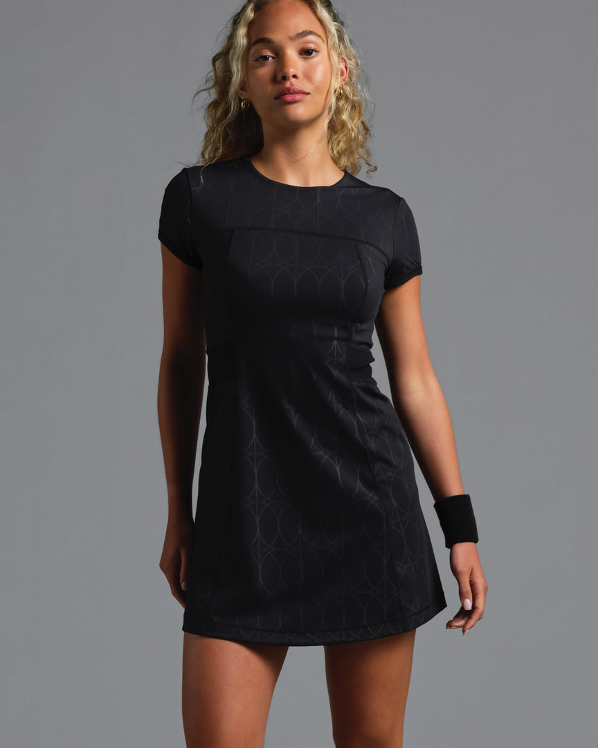 Women's One and Done Active Dress | Court Geo | Size M