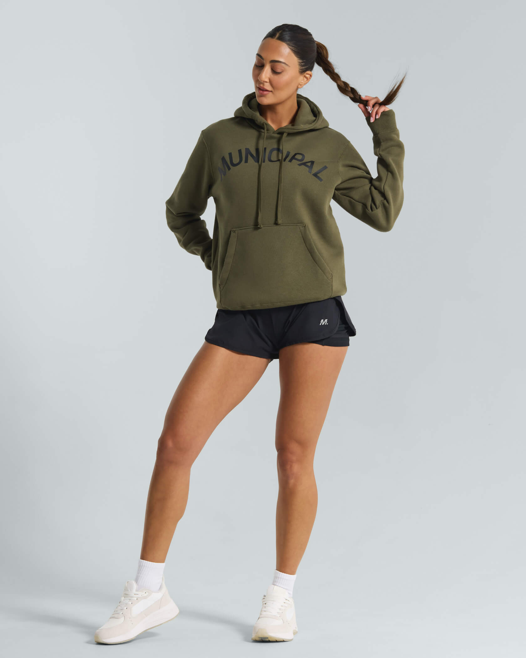 Origin 300 Hoodie |Army / Black| unisex outfit