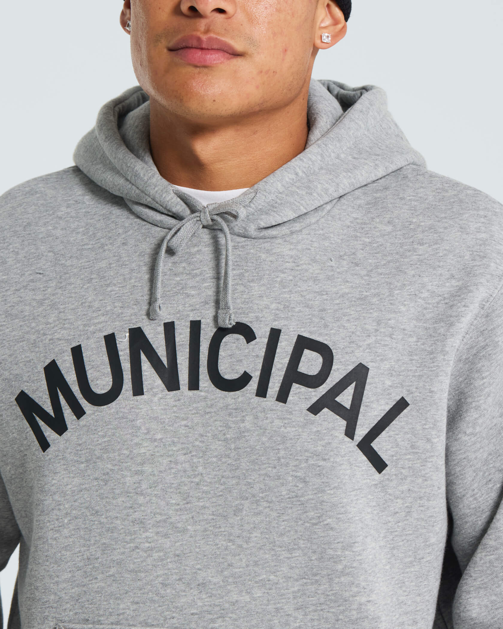 Origin 300 Hoodie |Athletic Gray / Black| detail