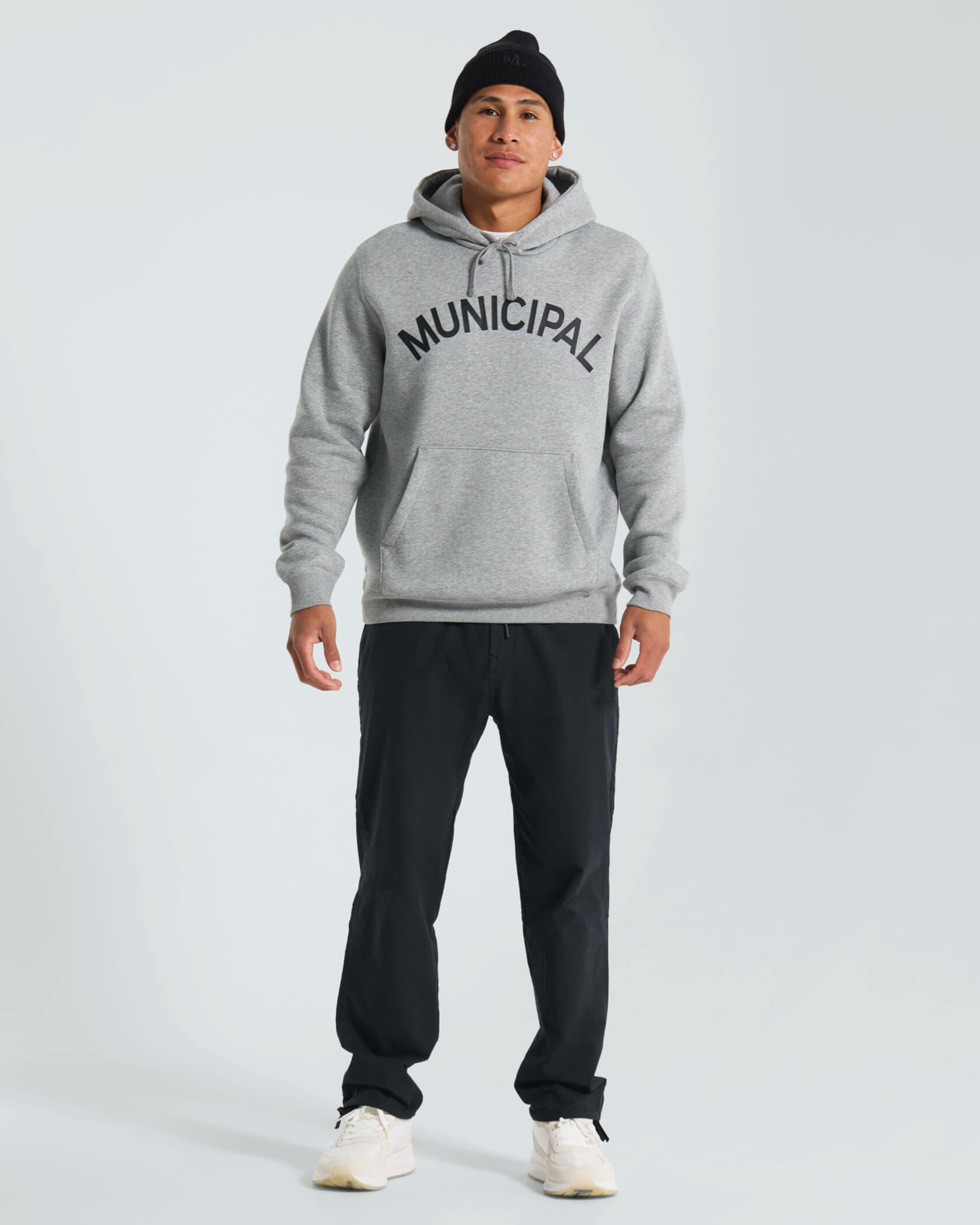 Origin 300 Hoodie |Athletic Gray / Black| outfit