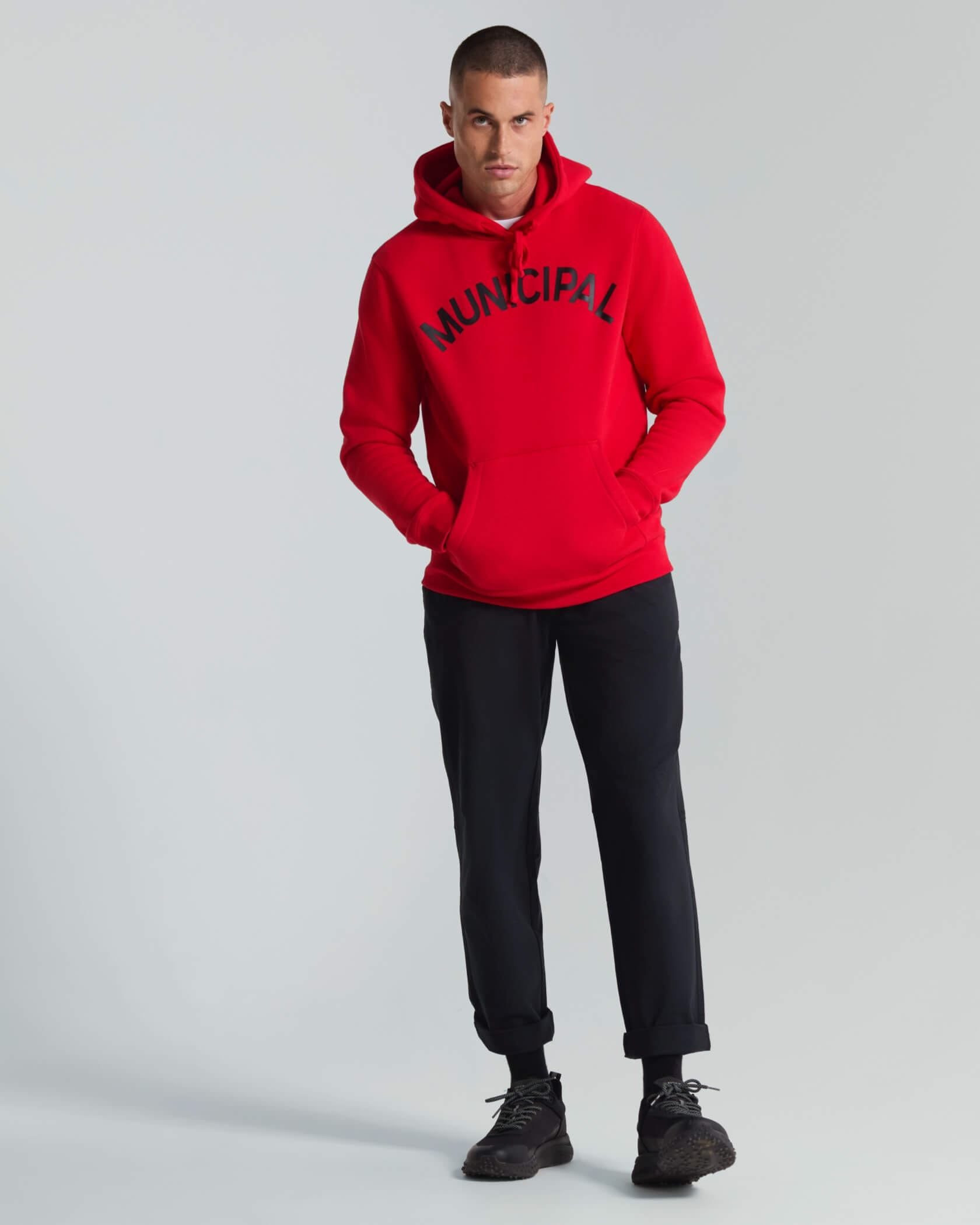 M.OG-330 Hoodie |Fiery Red| outfit
