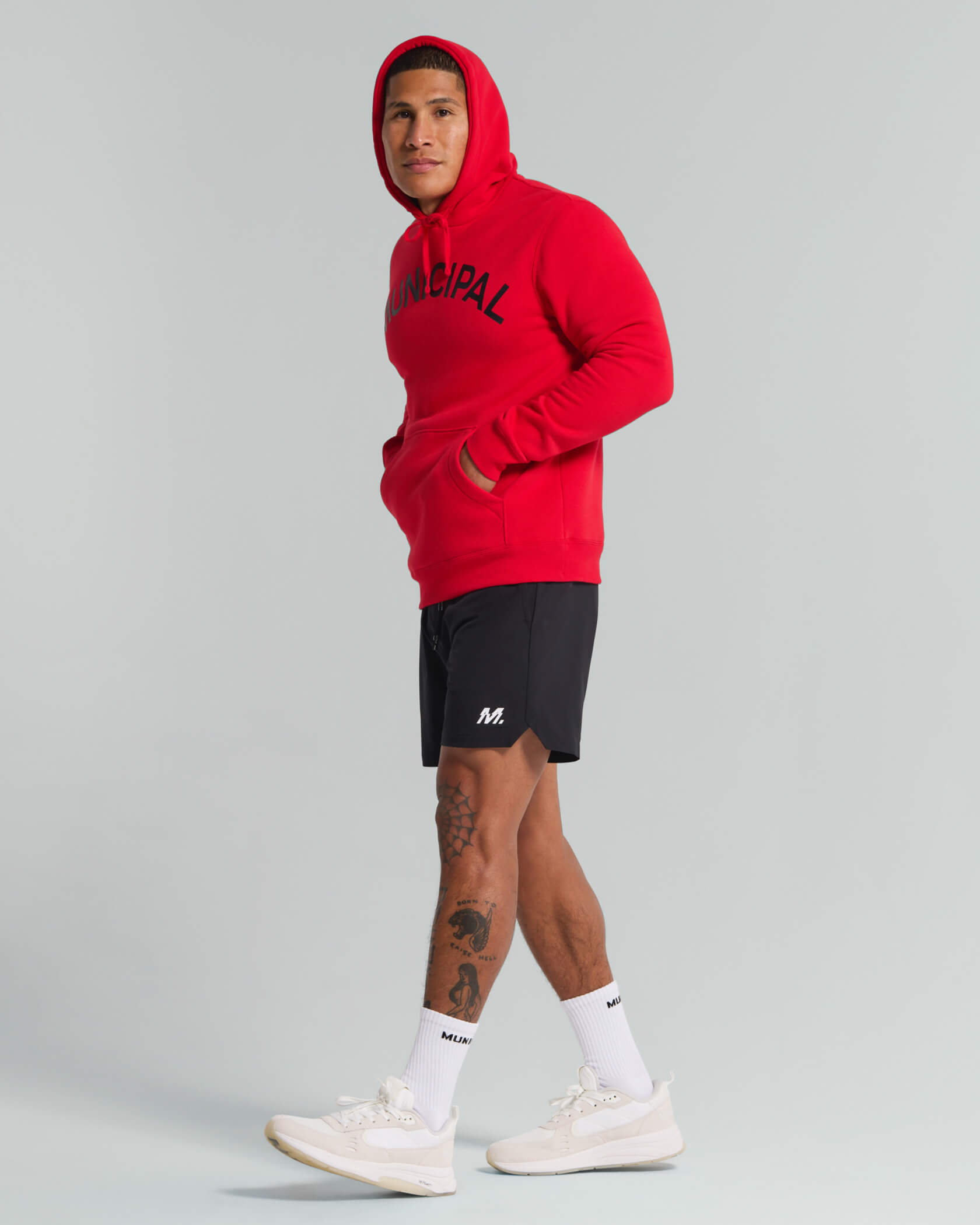 M.OG-330 Hoodie |Fiery Red| outfit