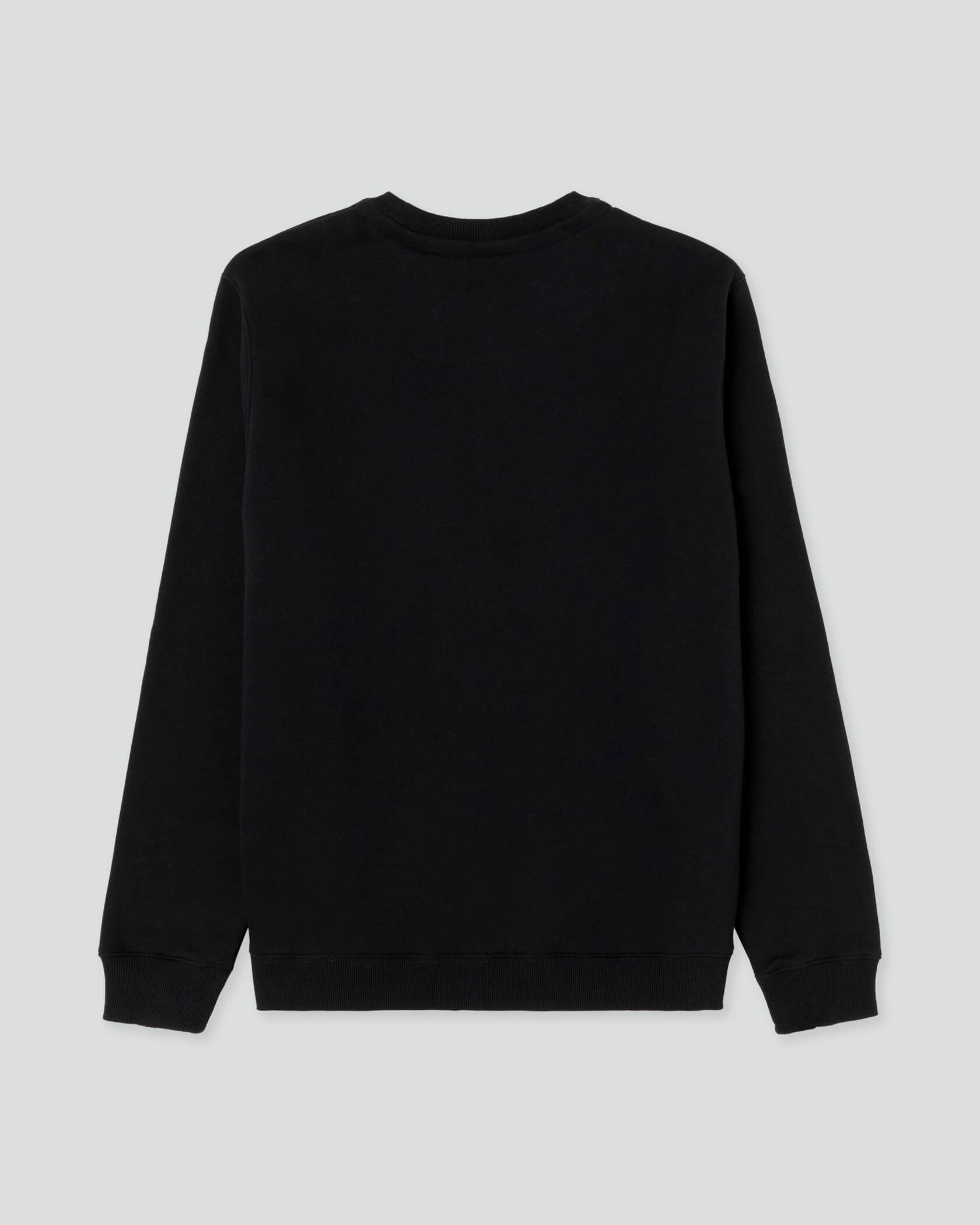 Origin Fleece Crew |Black / White| flat