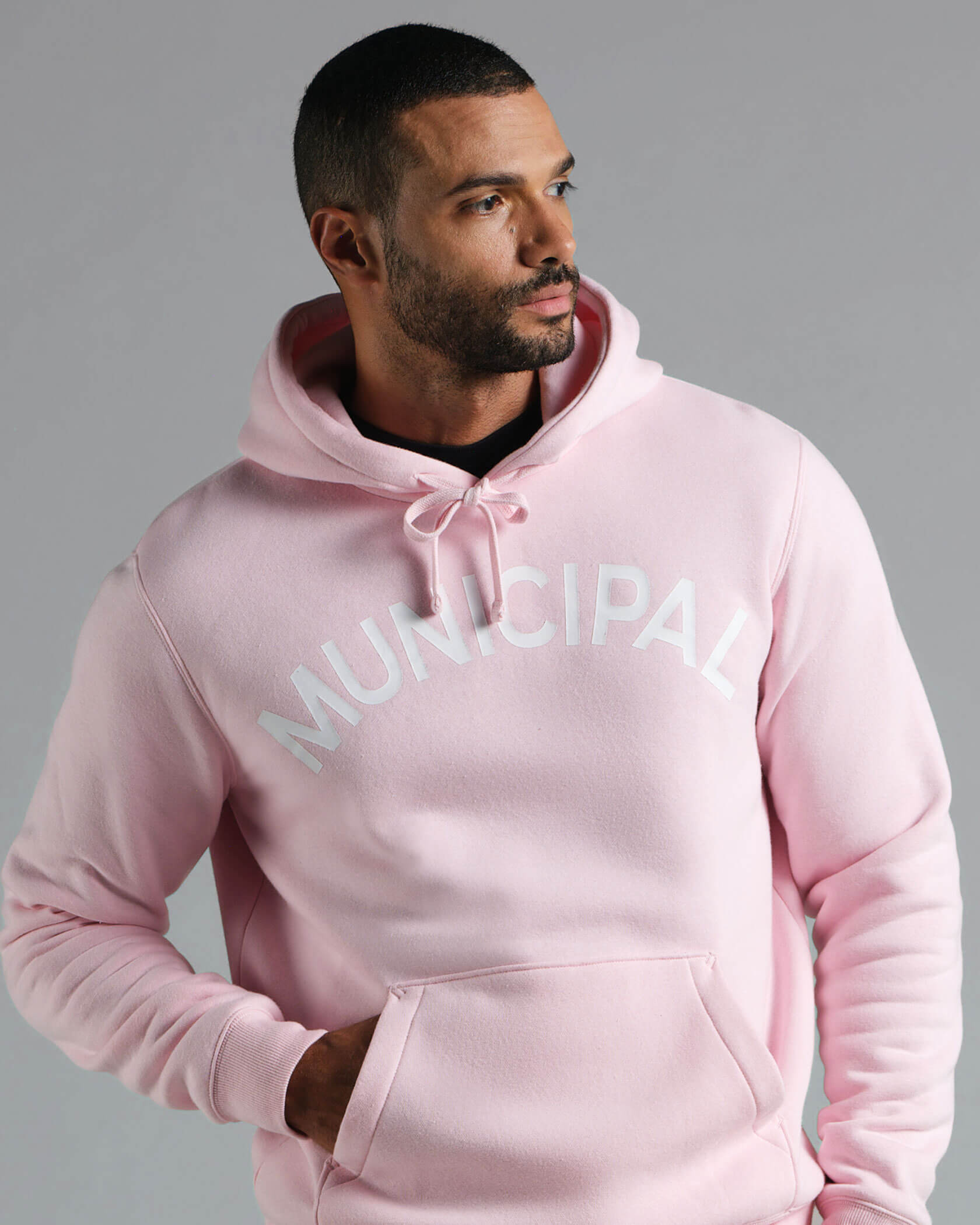 Origin 300 Hoodie in Wyndham Pink / White | MUNICIPAL origin-300-hoodie-in-wyndham-pink-white-municipal