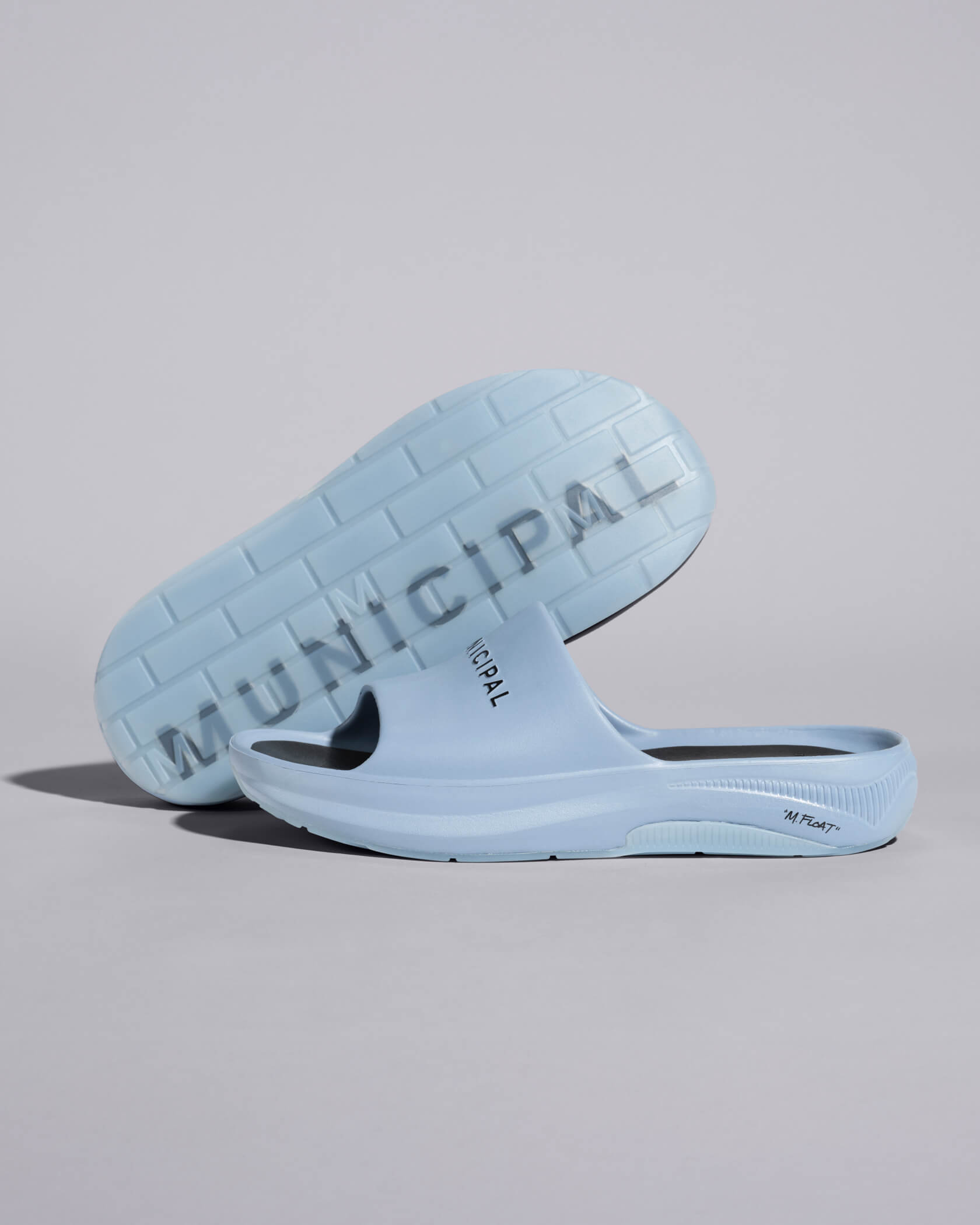 Podium Slides |Ash Blue| front