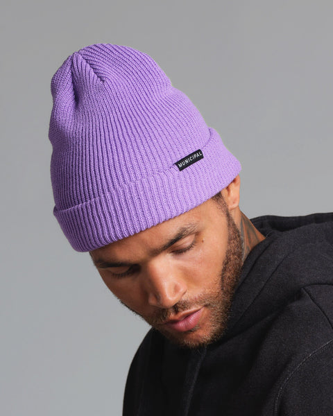 Roadwork 2.0 Beanie in Orchid | MUNICIPAL