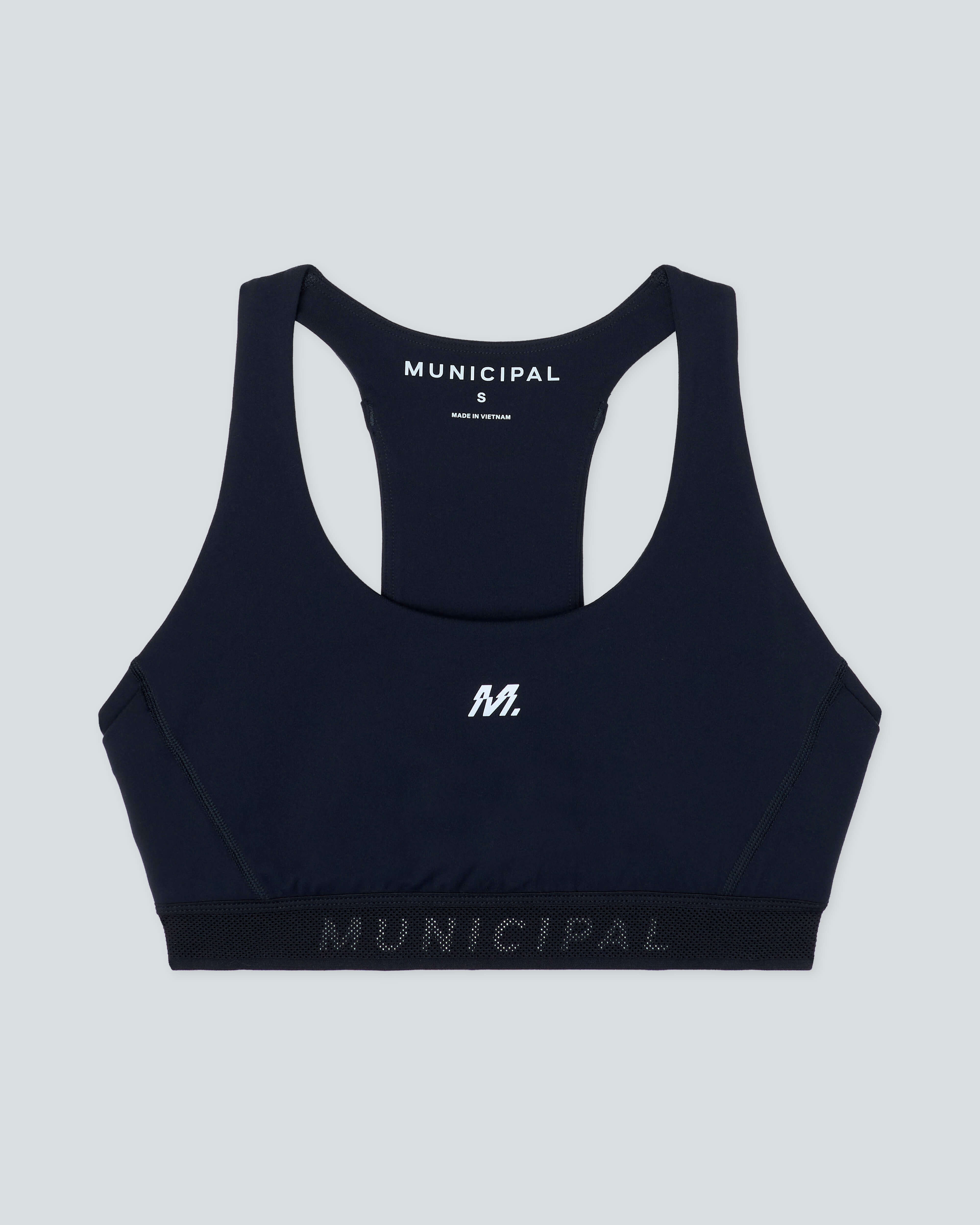 Women's Run Core Bra |Black| flat front