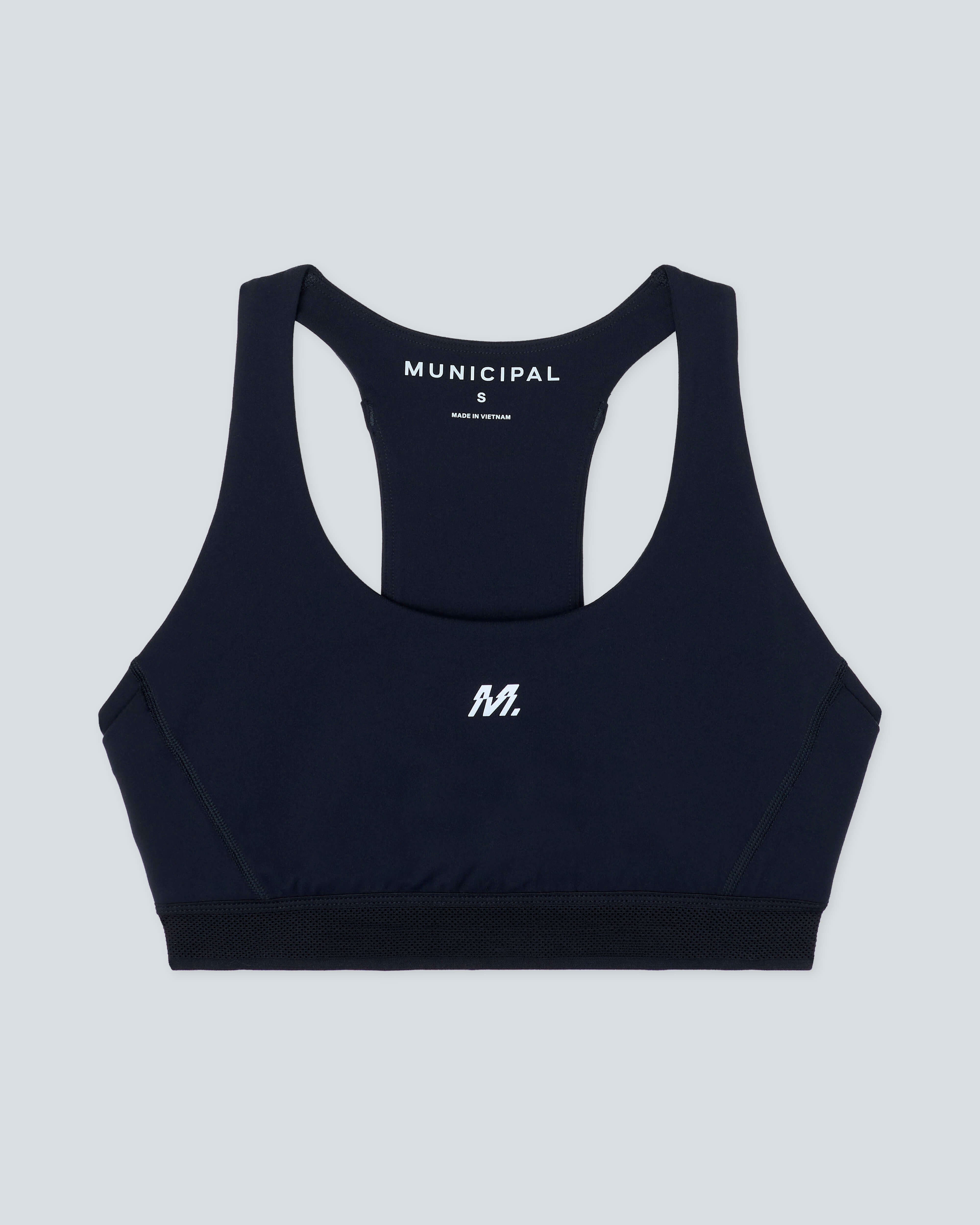 Women's Run Core Bra |Black| flat front