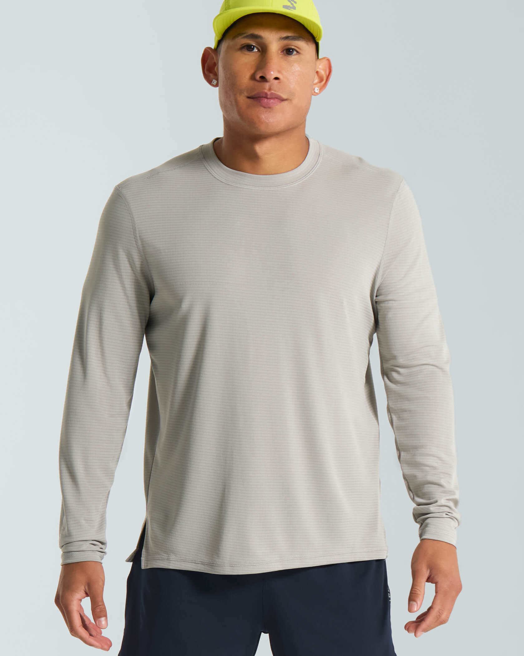 Run Core LS T-Shirt |Smoke| front