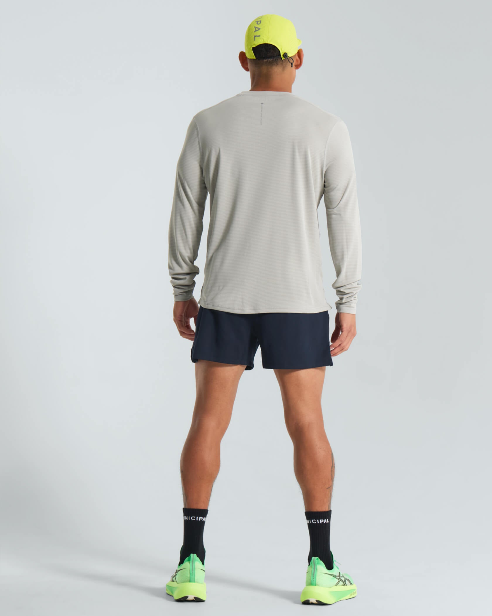 Run Core LS T-Shirt |Smoke| back