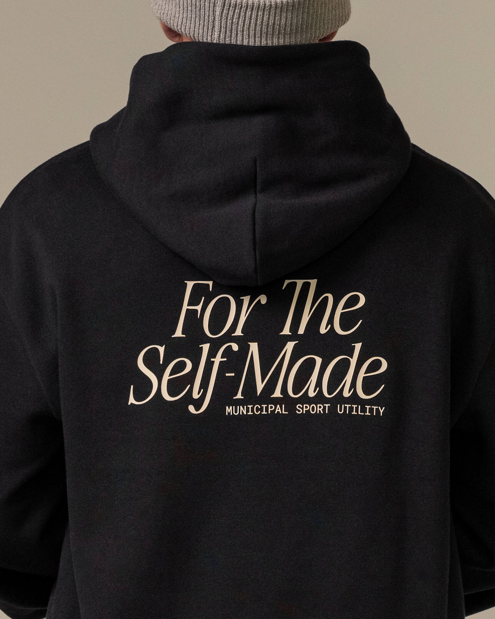 Self-Made Hoodie |Black| detail