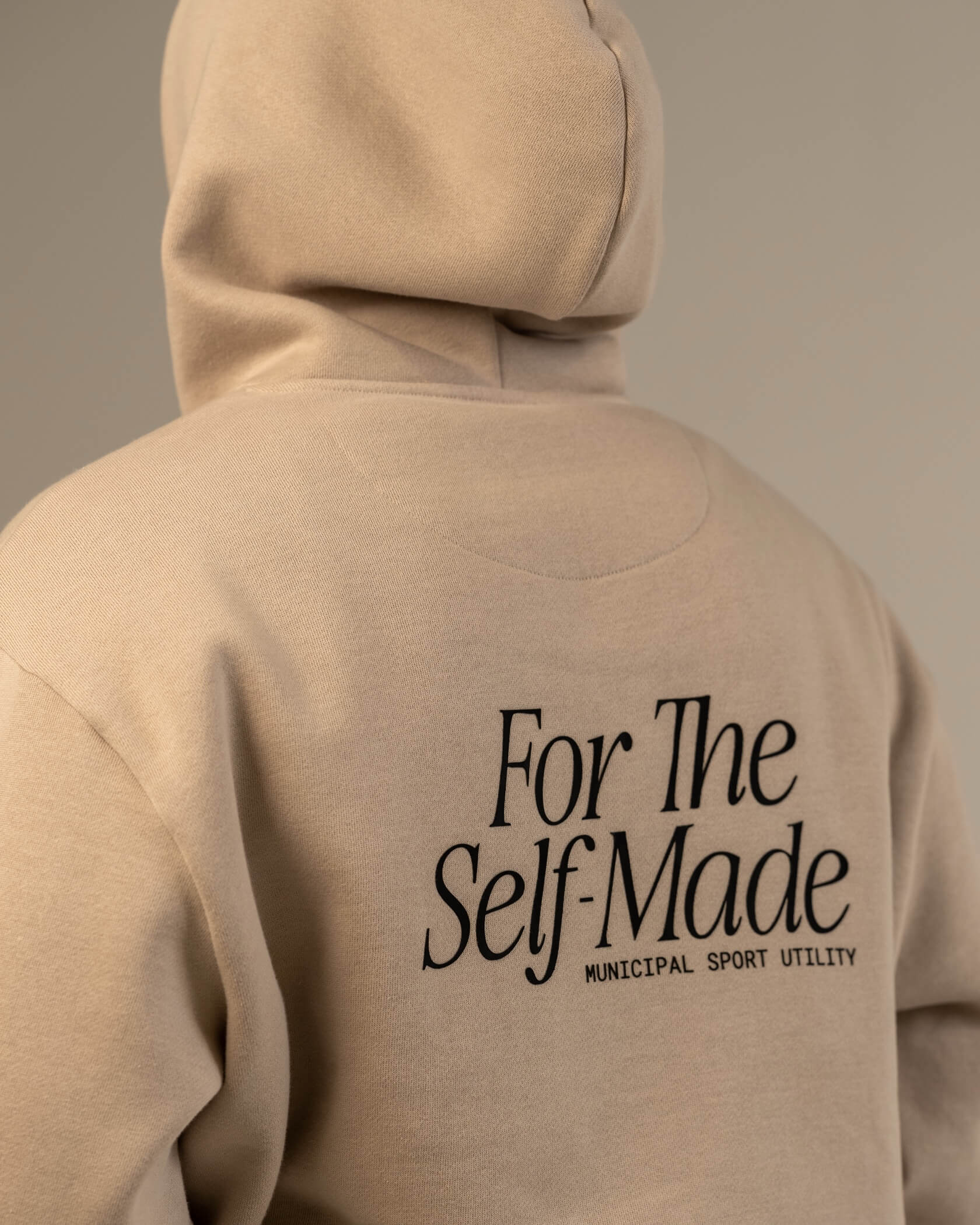 Self-Made Hoodie |Silver Lining| detail