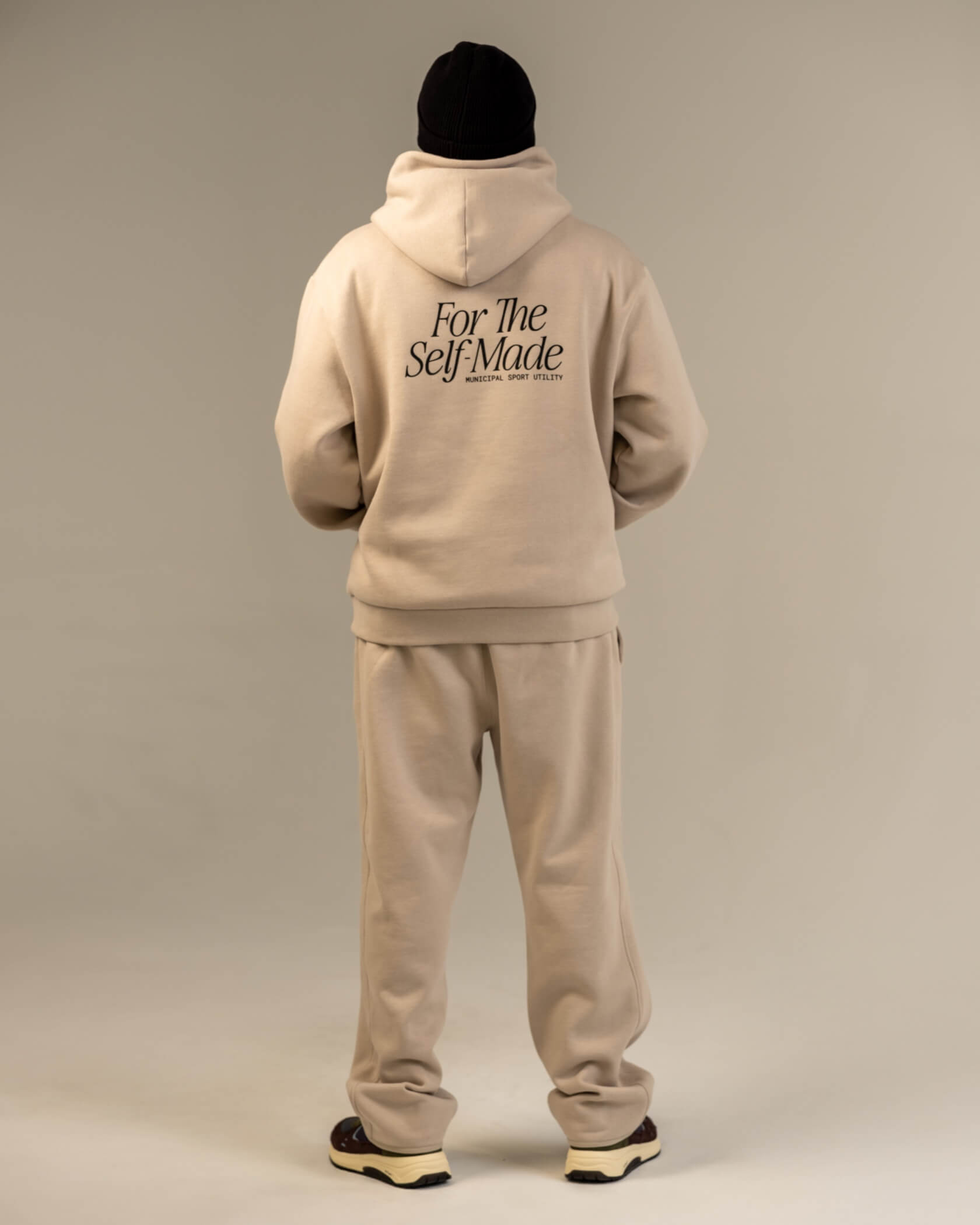 Self-Made Straight Leg Sweatpants |Silver Lining| back