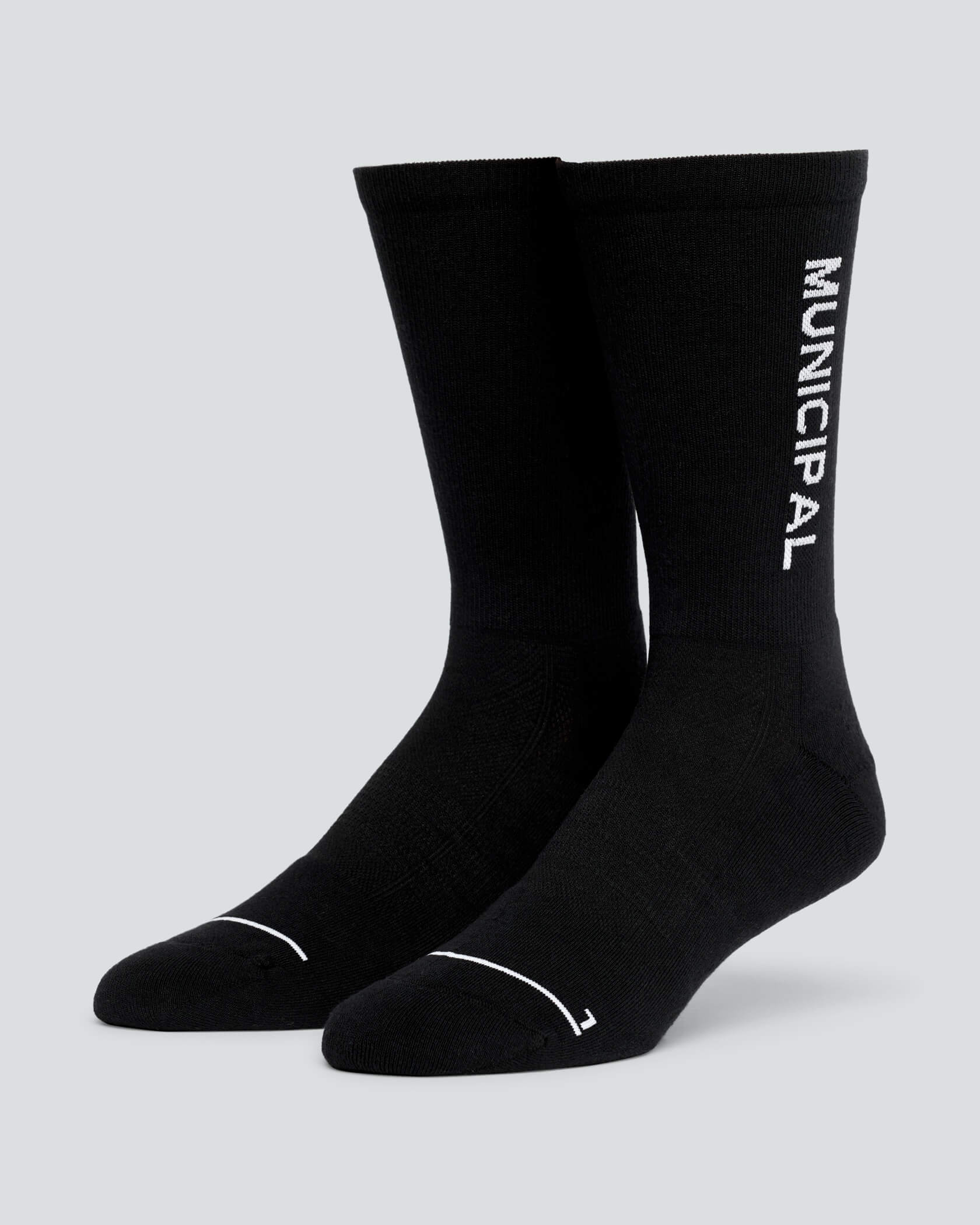 Sport Utility Crew Sock |Black| front