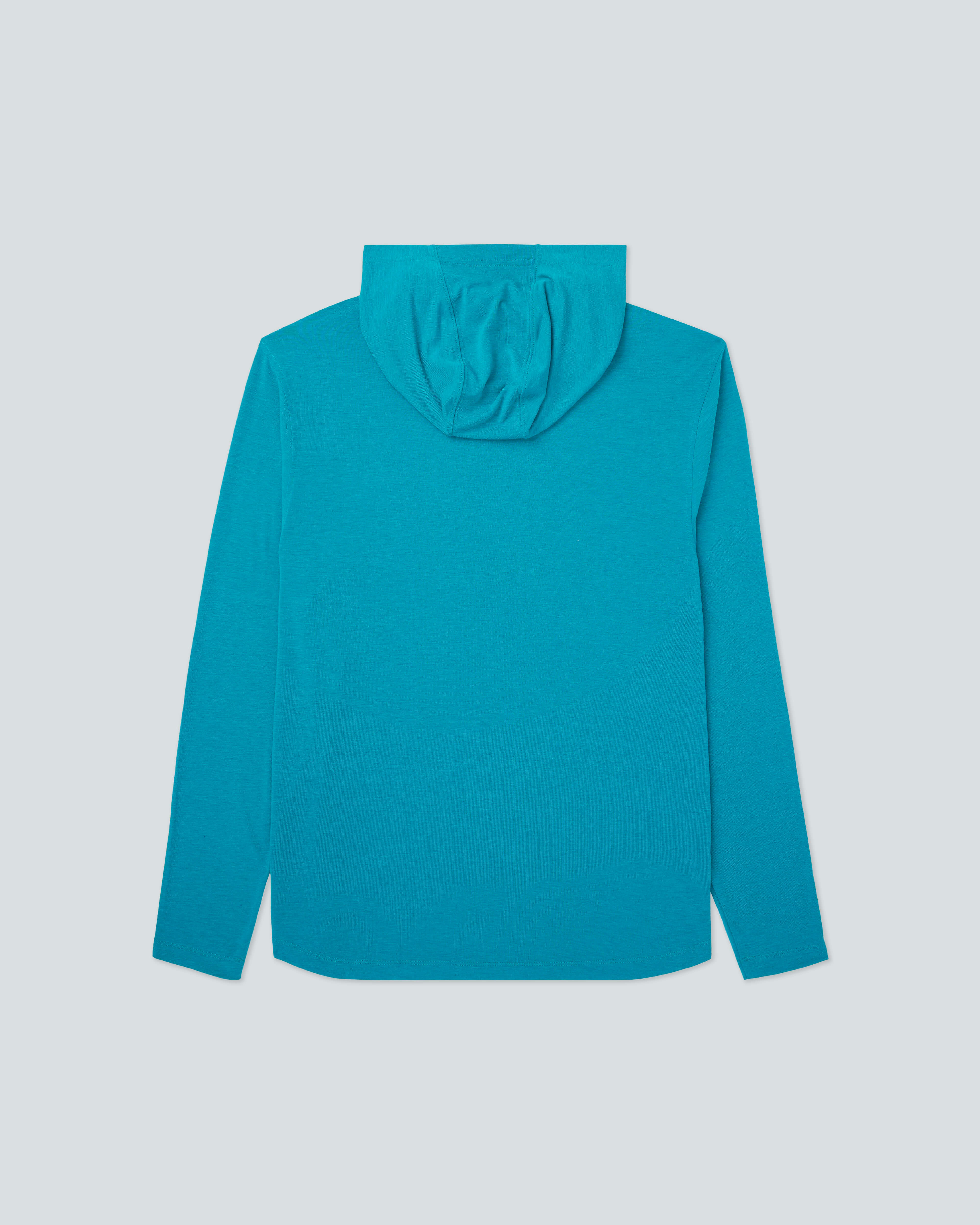 Sport Utility LS Hooded T-Shirt |Harbor Heather| flat back