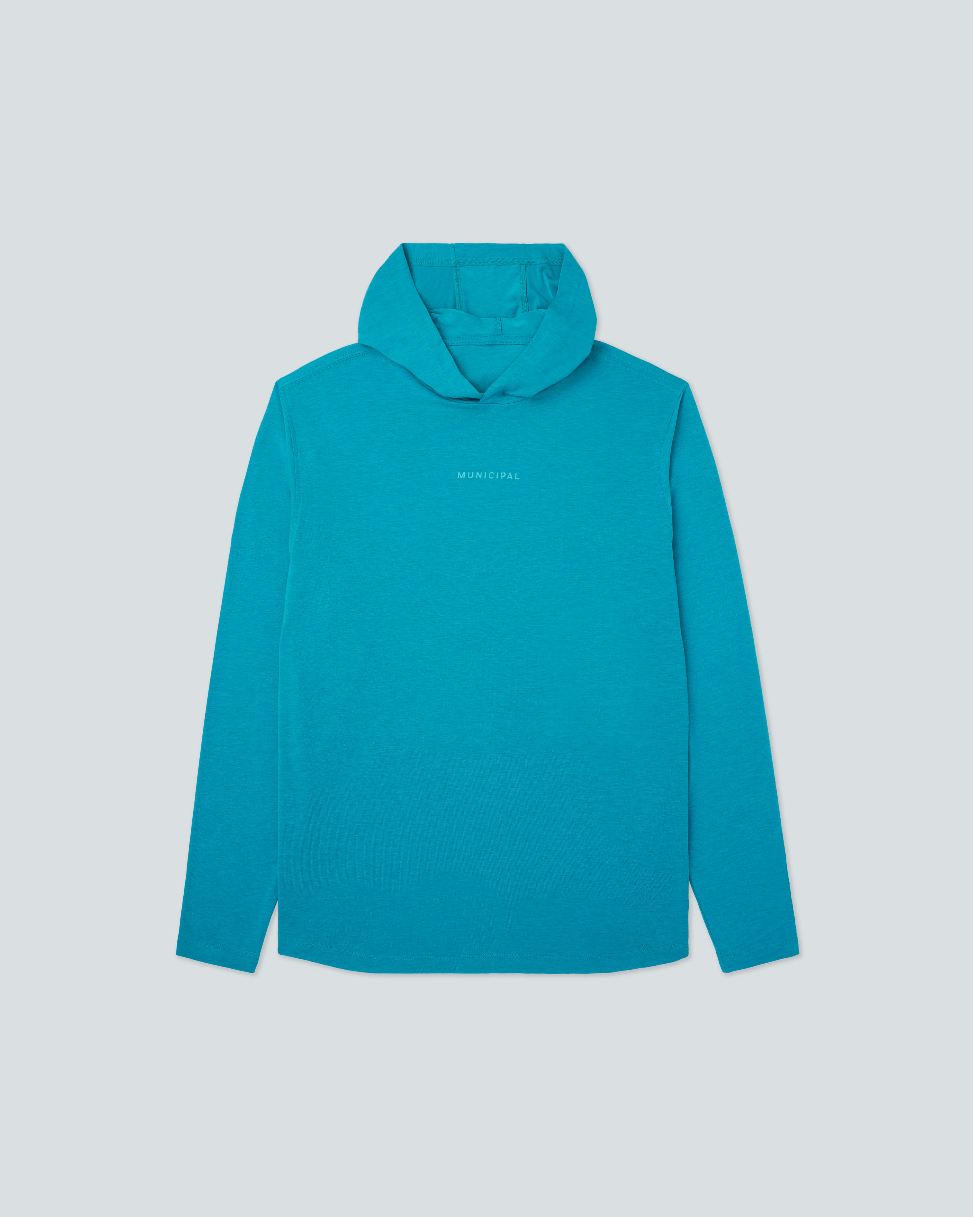 Sport Utility LS Hooded T-Shirt |Harbor Heather| flat front
