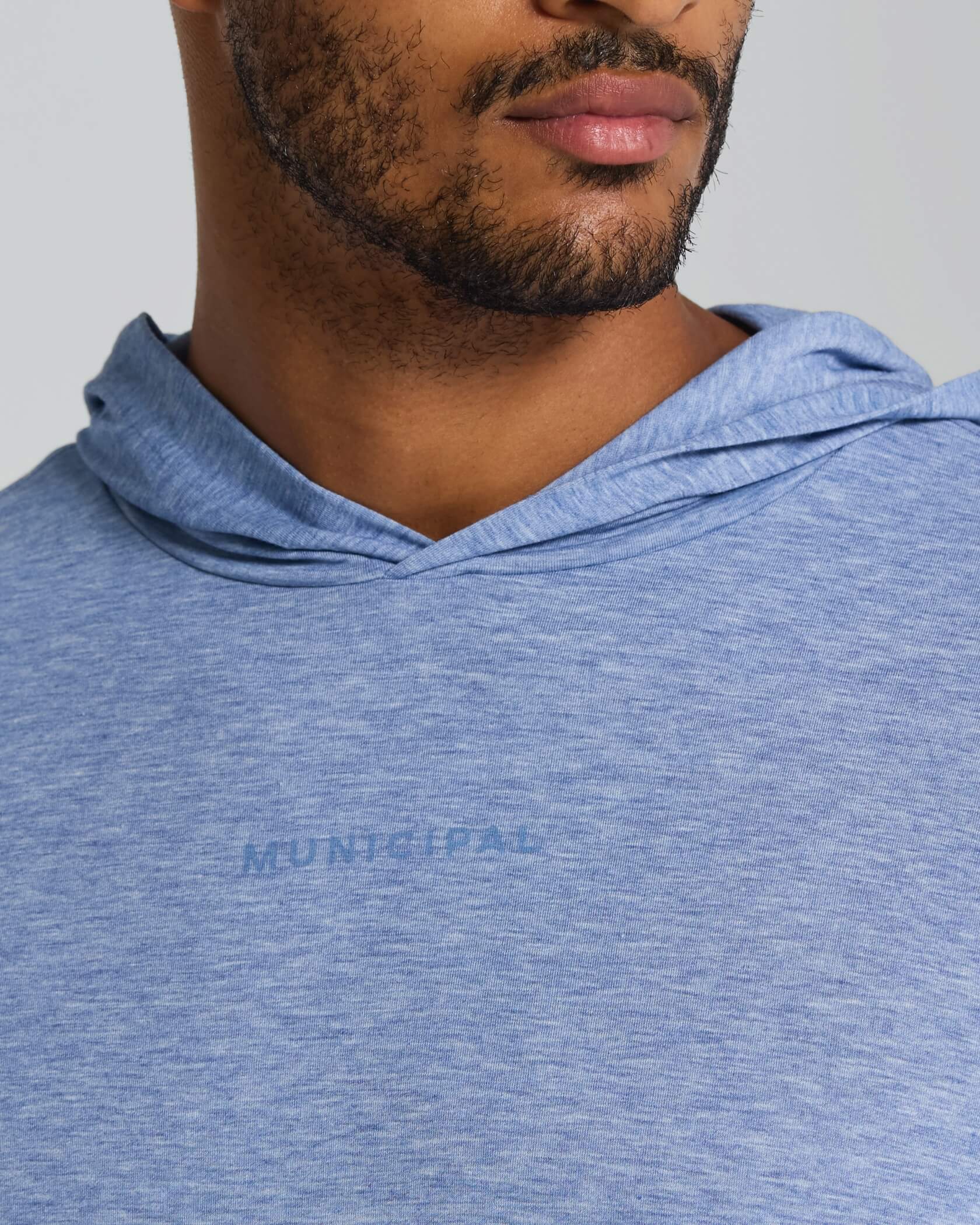Sport Utility LS Hooded T-Shirt |Horizon Heather| logo