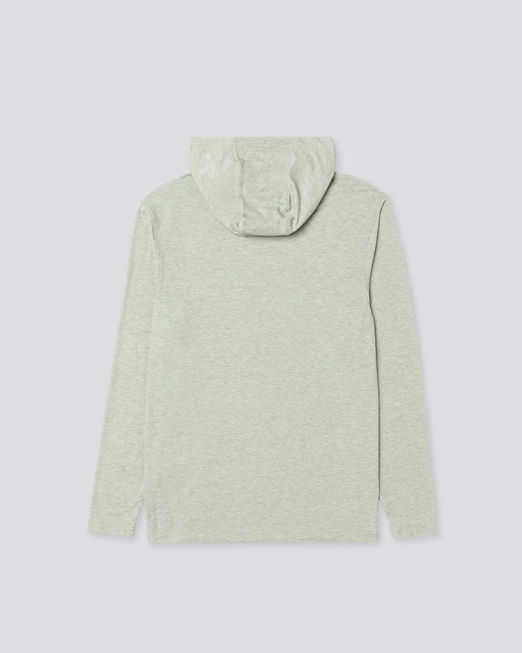 Sport Utility LS Hooded T-Shirt |Seagrass Heather| flat