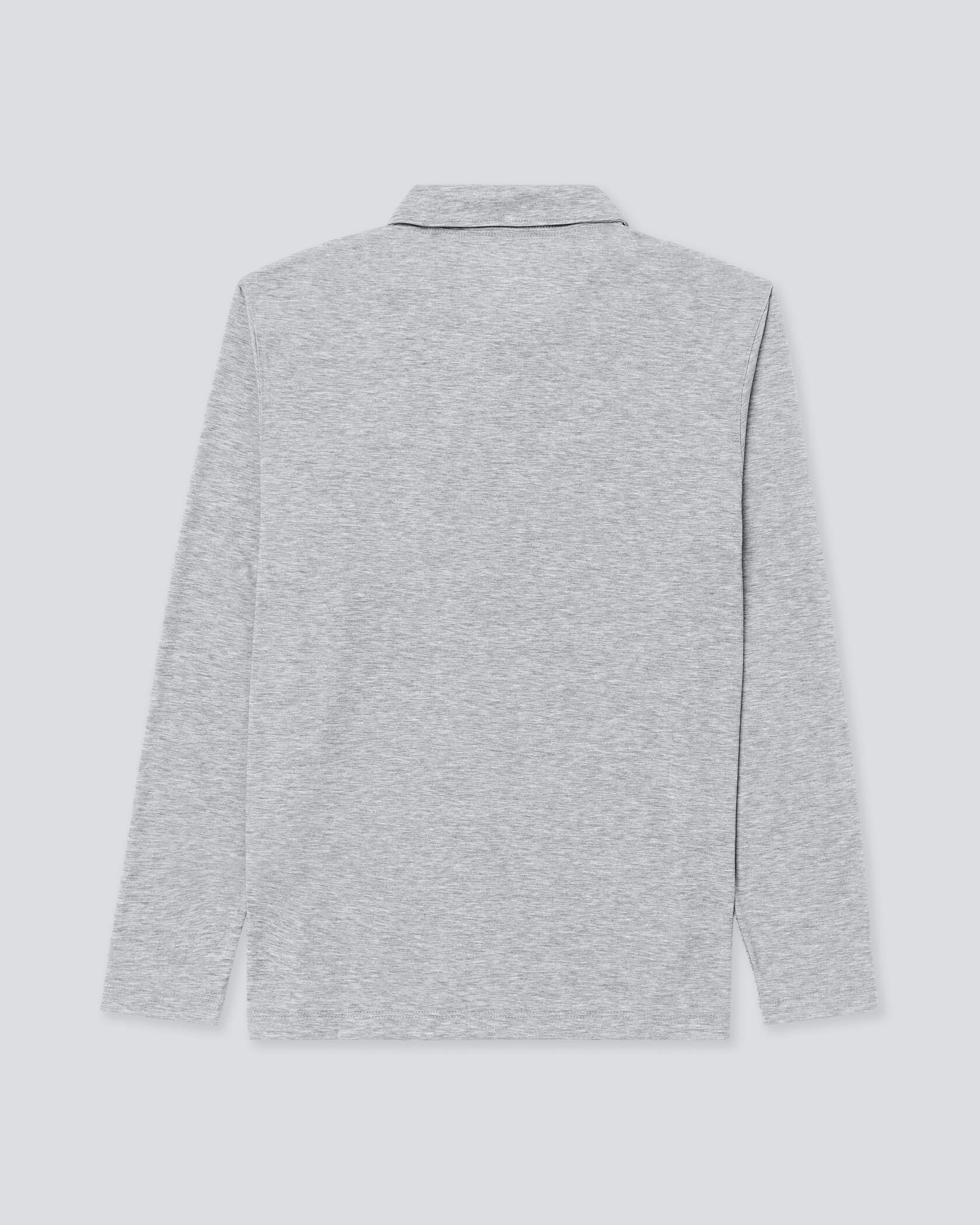 Sport Utility LS Polo |Athletic Gray Heather| flat
