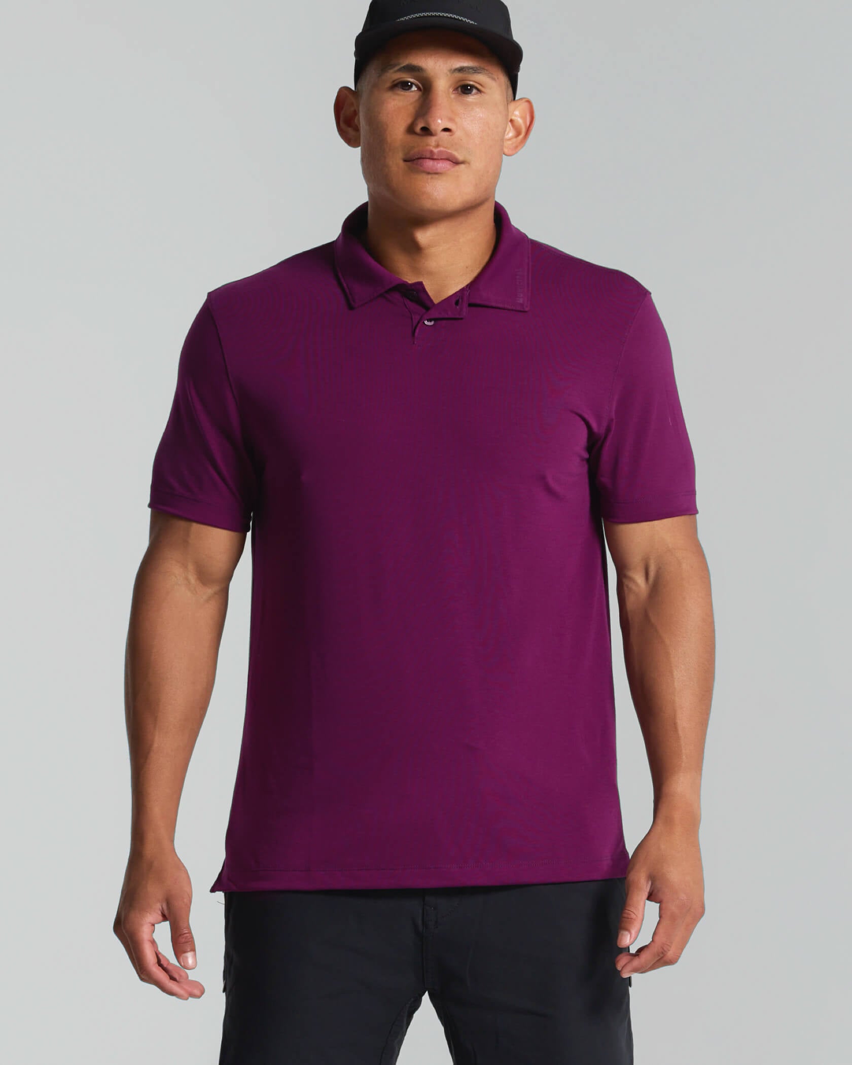 Sport Utility Polo |Dark Purple| front