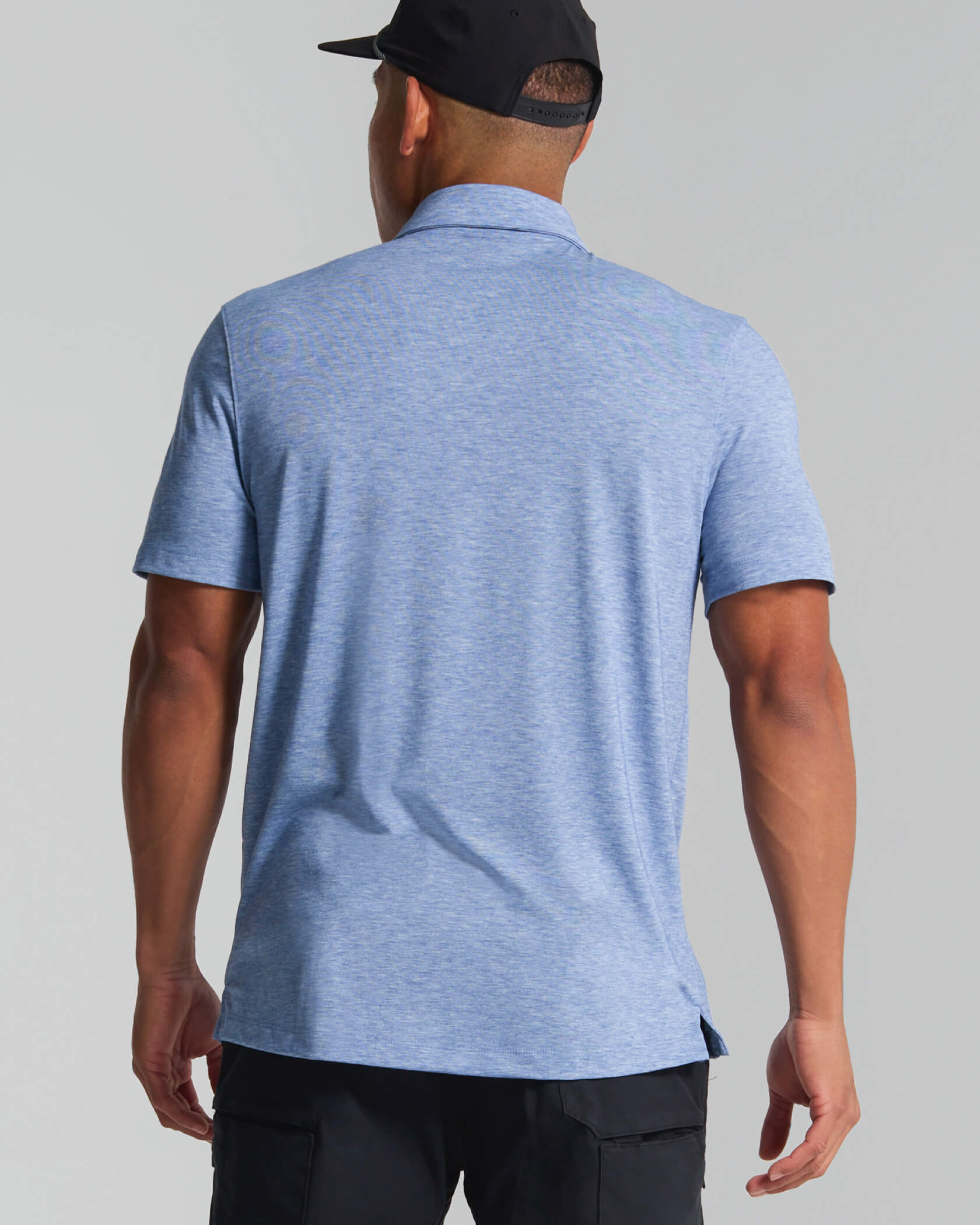 Sport Utility Polo |Horizon Heather| back