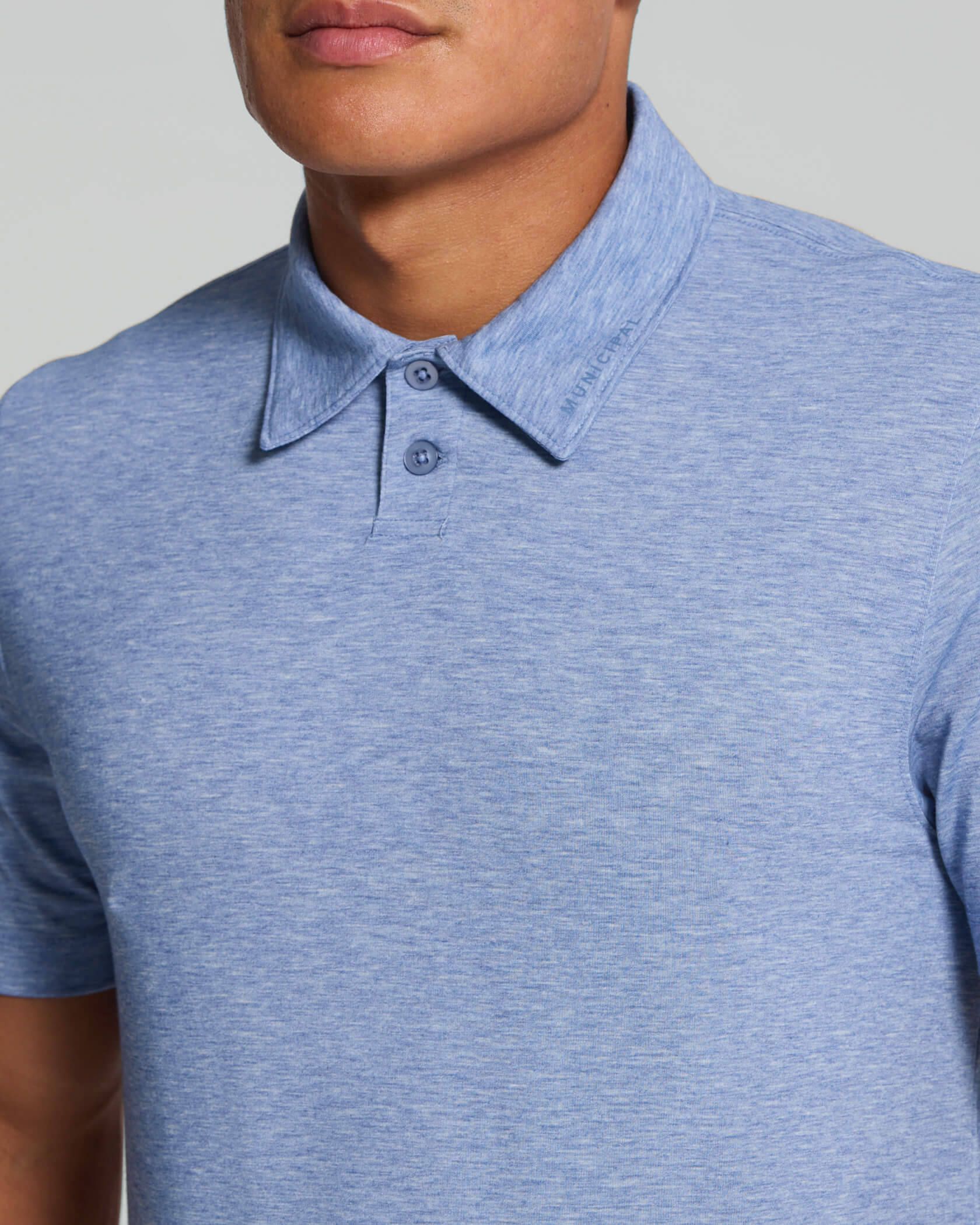 Sport Utility Polo |Horizon Heather| detail