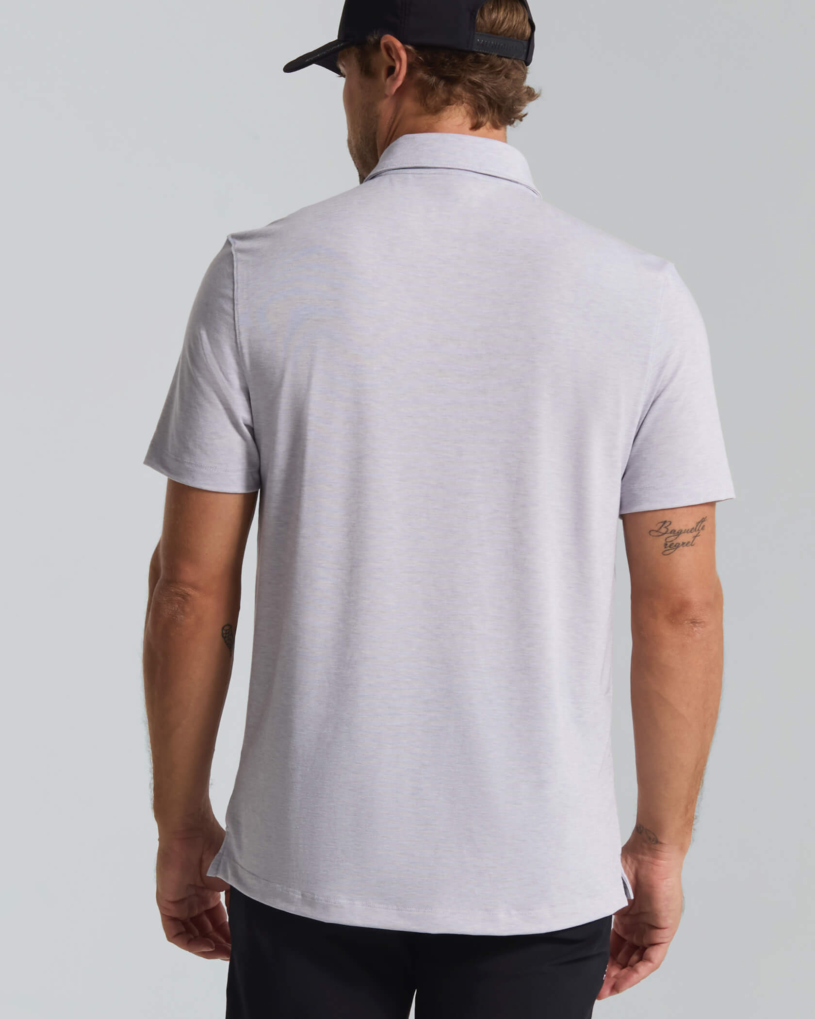 Sport Utility Polo |Mineral Heather| back