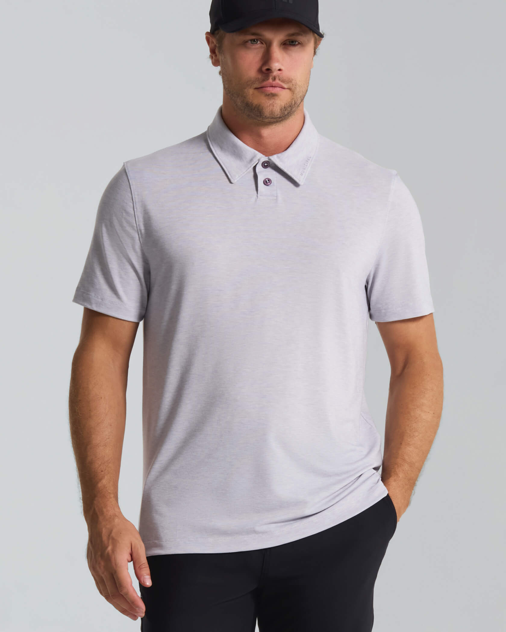 Sport Utility Polo |Mineral Heather| front