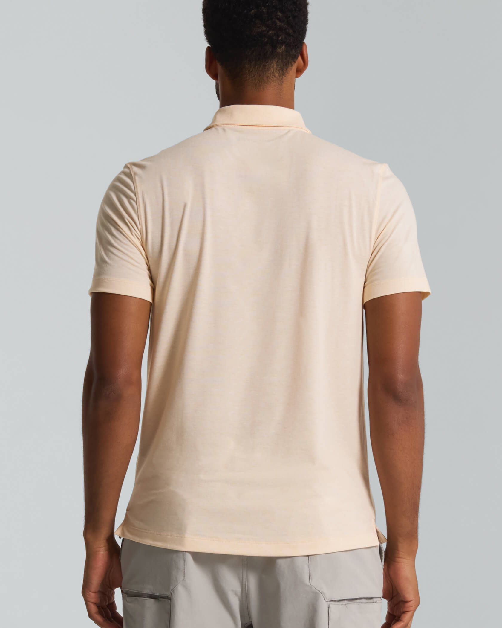 Sport Utility Polo |Peach Heather| back