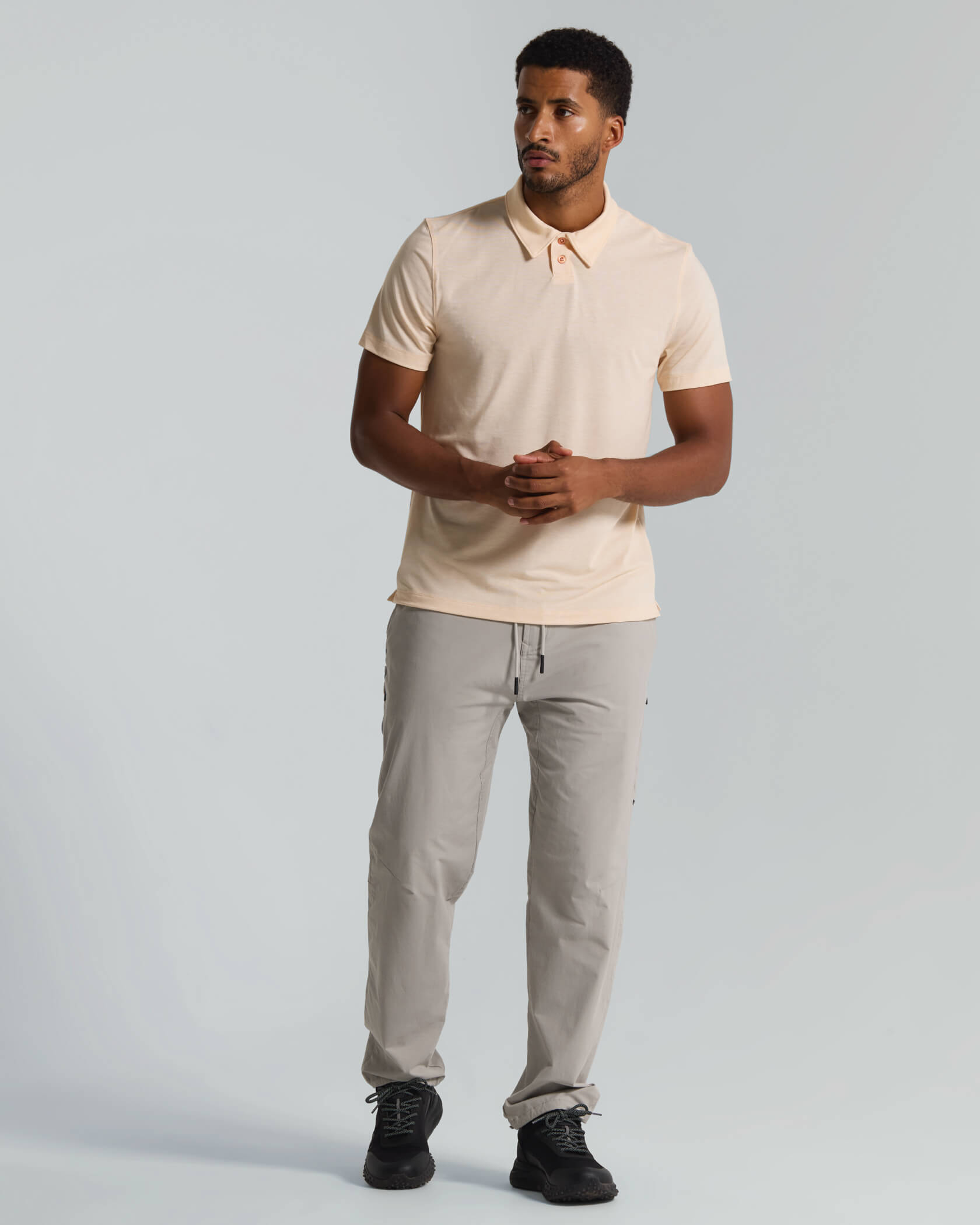 Sport Utility Polo |Peach Heather| outfit