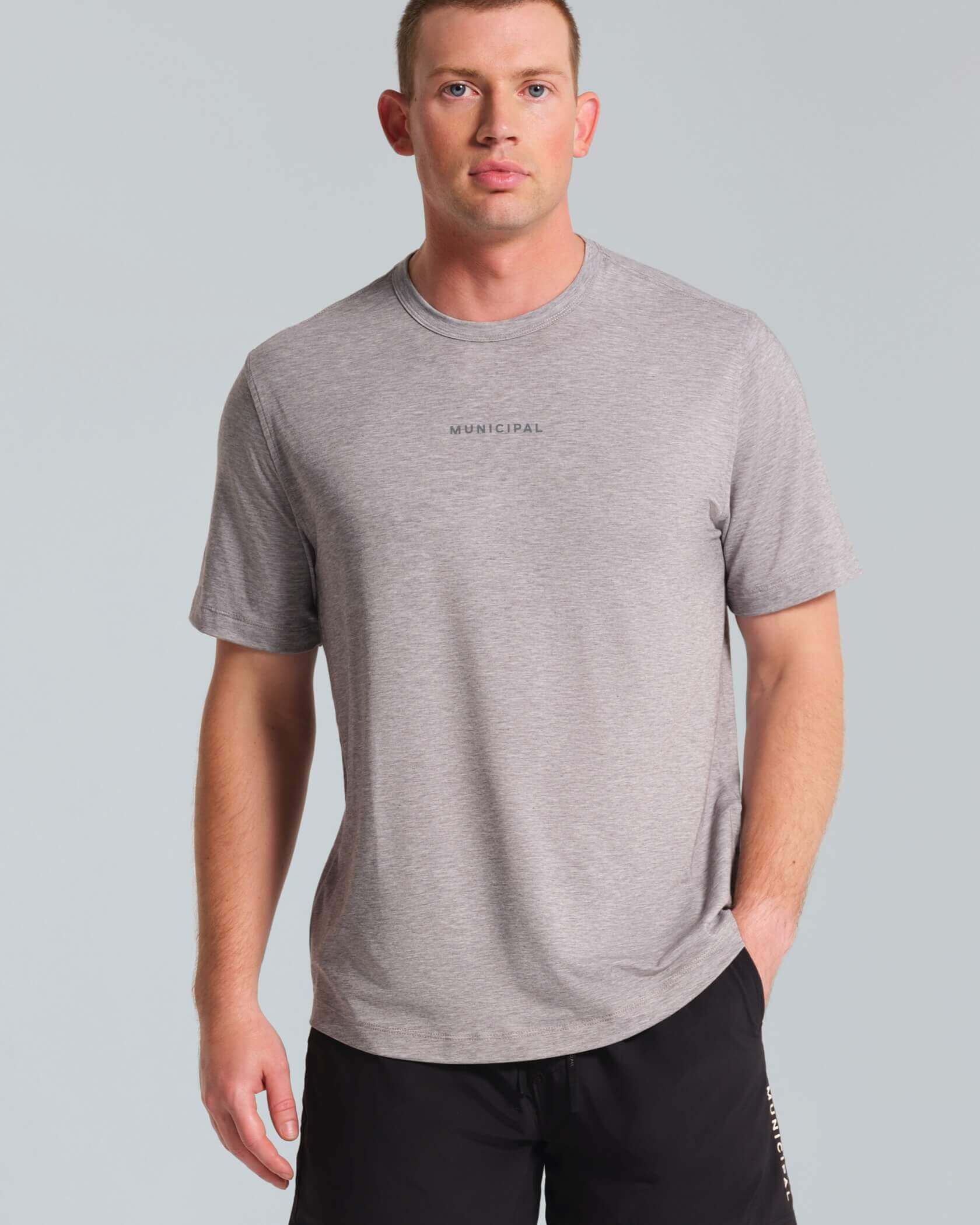 Sport Utility SS T-Shirt |Athletic Gray| front