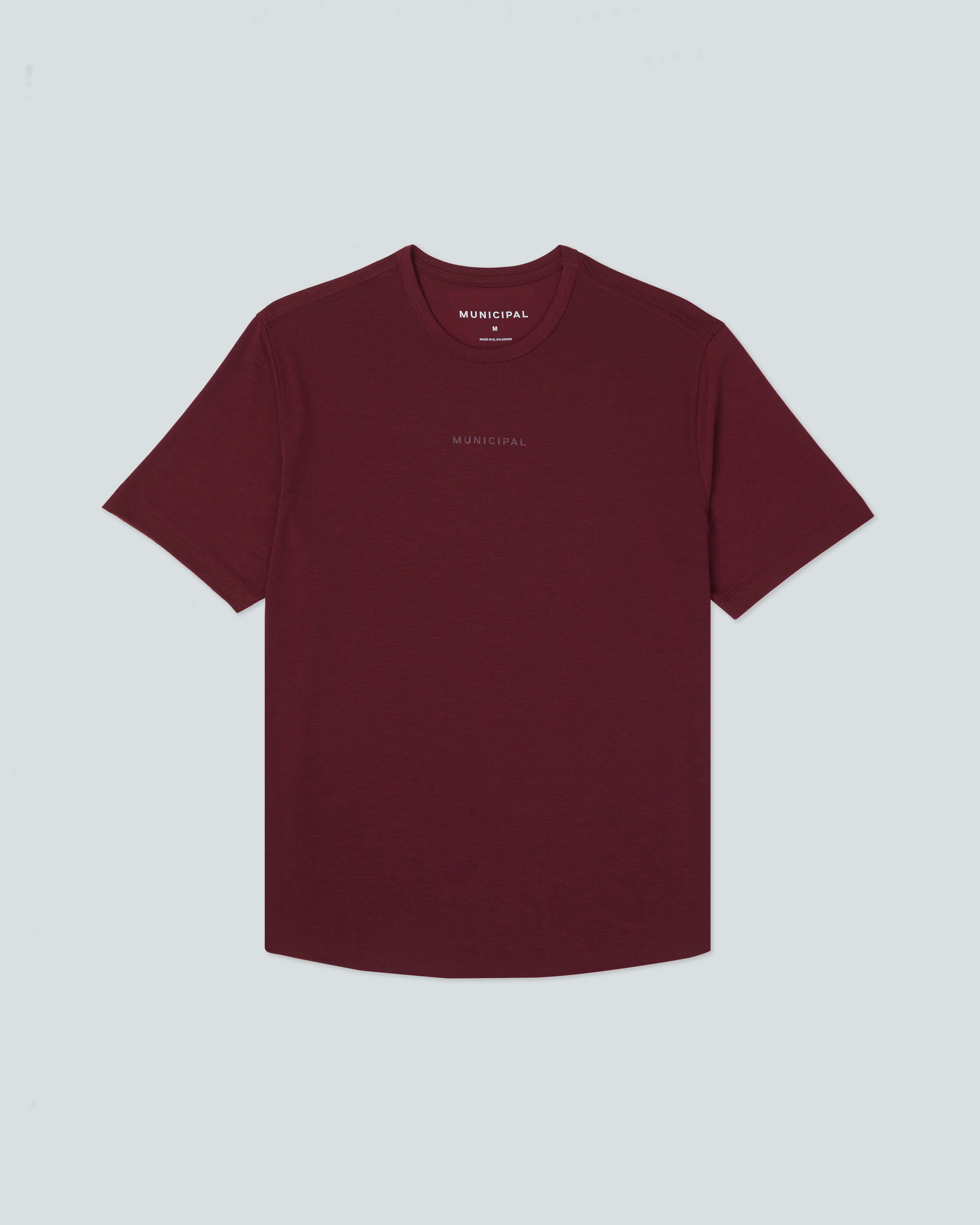 Sport Utility T-Shirt |Merlot Heather| flat front