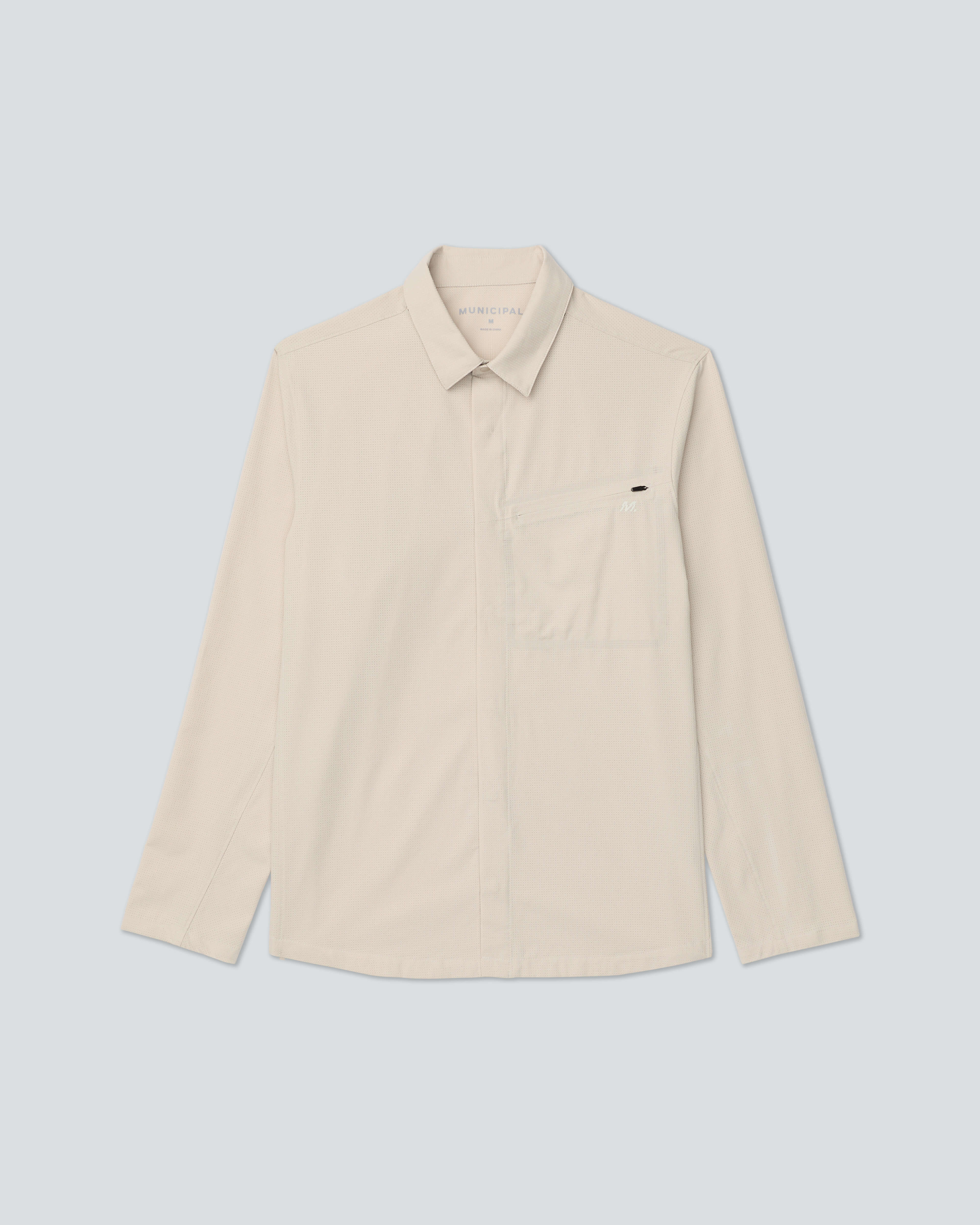 Sportcross Aerogrid Shirt |Silver Lining| flat front