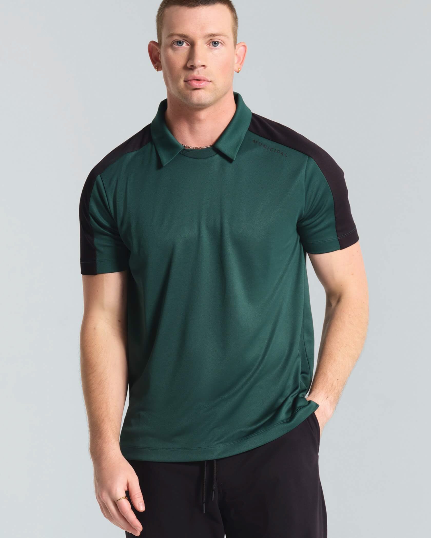 Sportcross Crew Polo |Jade| front