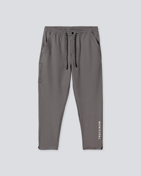 新品 ATTICK BY JOHNBULLMILITARY EASY PANT Sportcross Easy Pants in Charcoal | MUNICIPAL