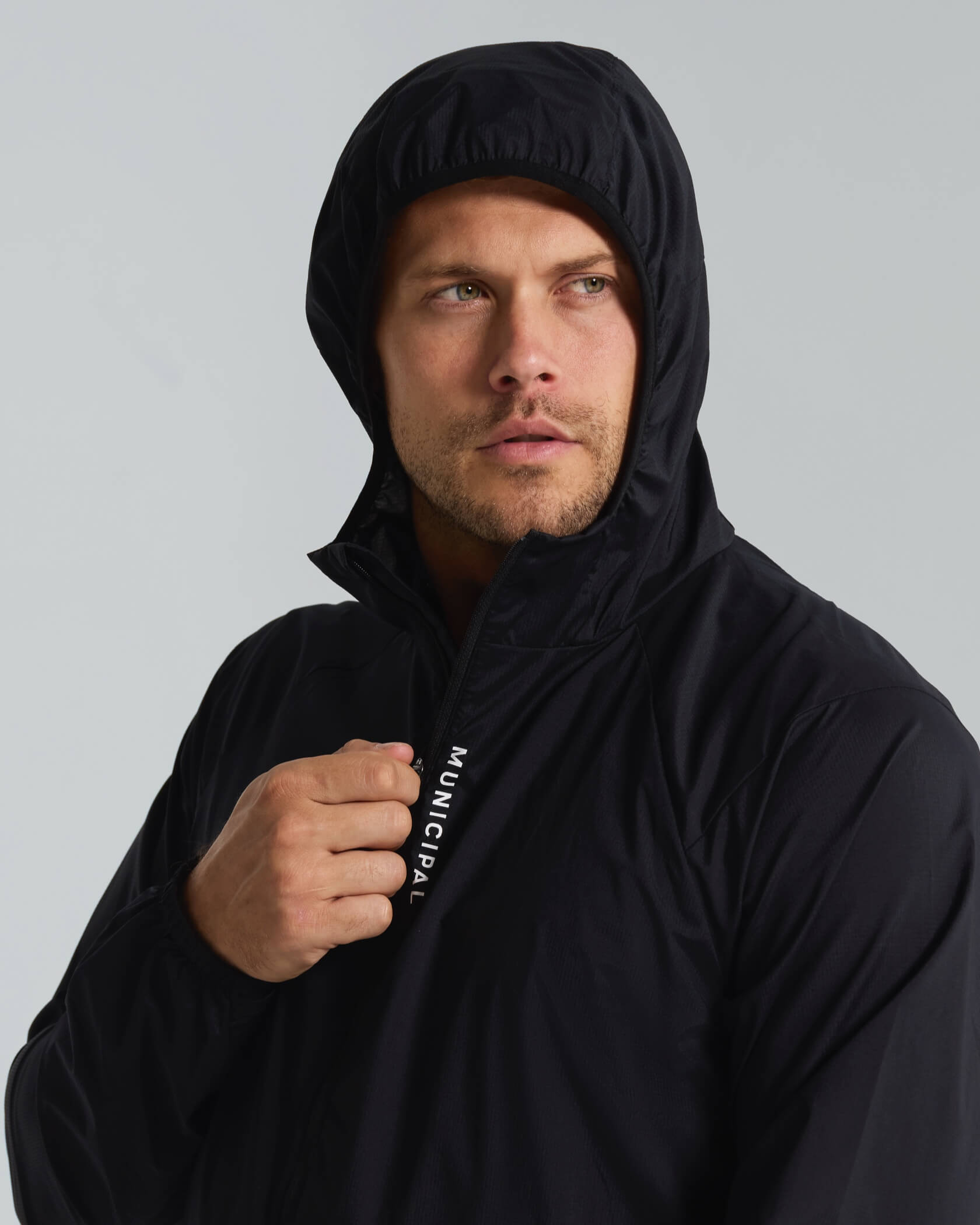 Sportcross Full Zip Jacket |Black| hood