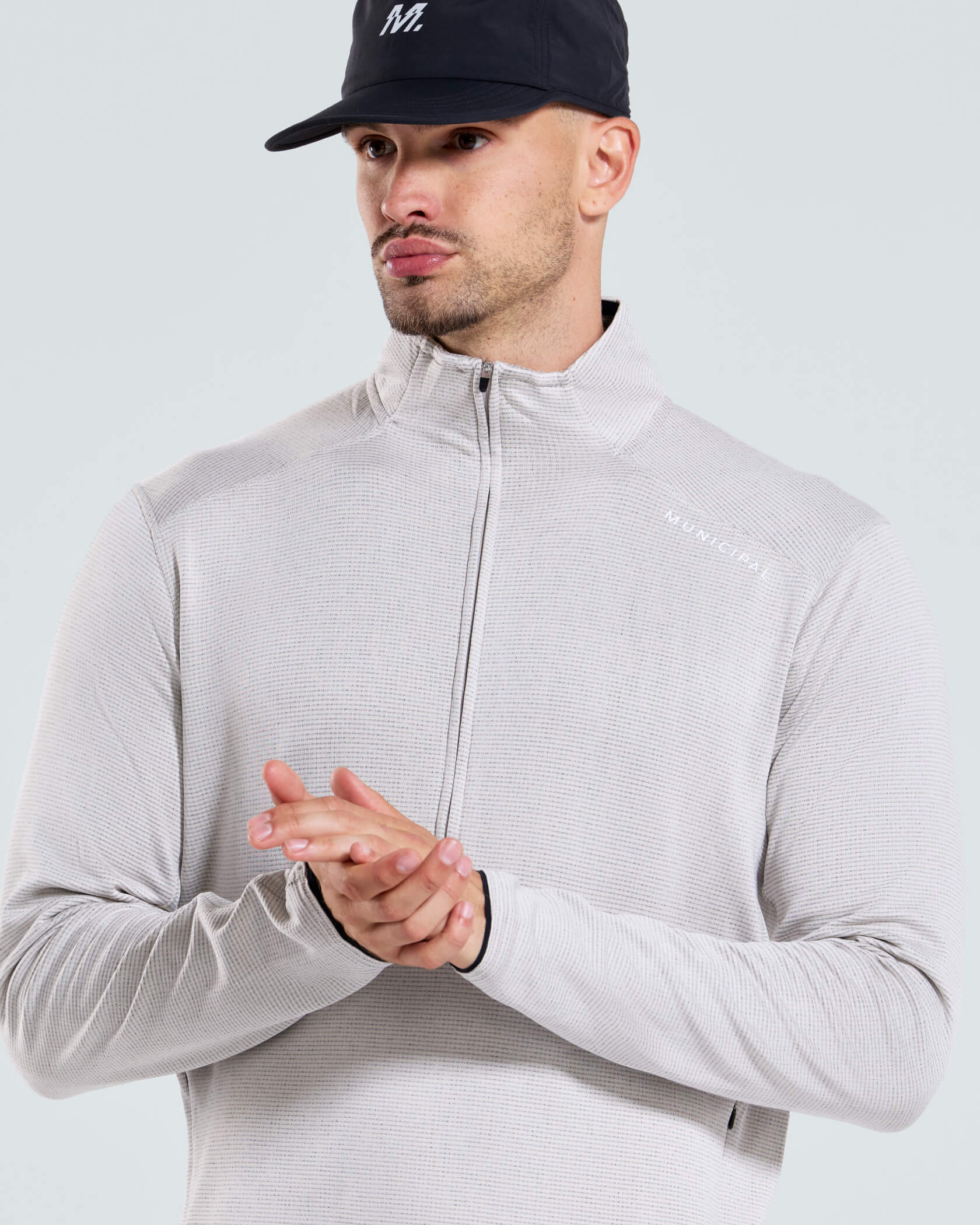 Sportcross Quarter Zip |Silver Lining Heather| hover