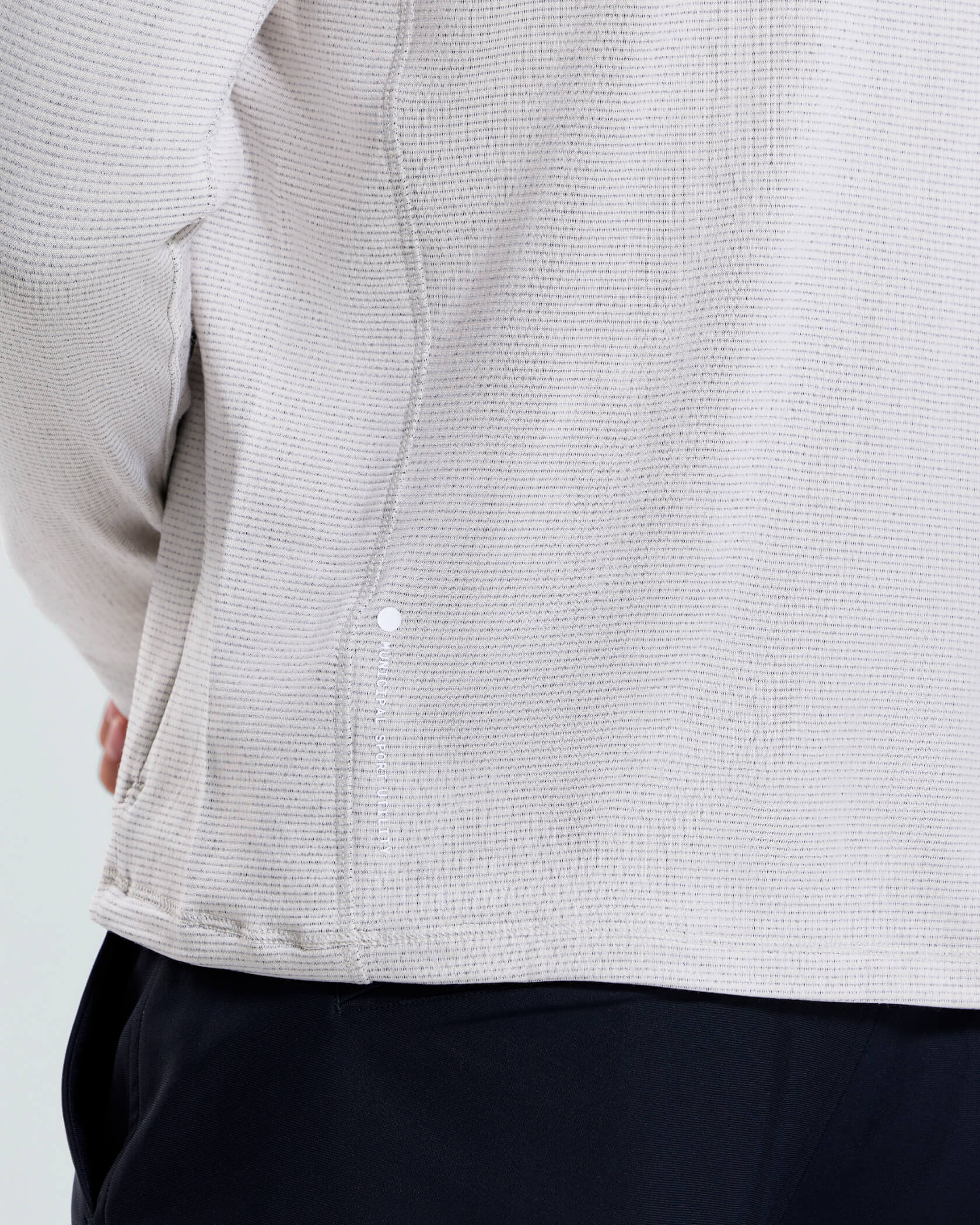 Sportcross Quarter Zip |Silver Lining Heather| logo