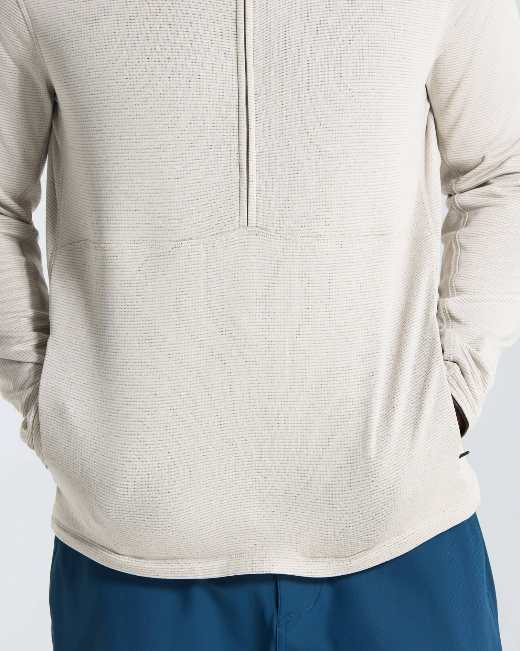 Sportcross Quarter Zip |Silver Lining Heather| pocket